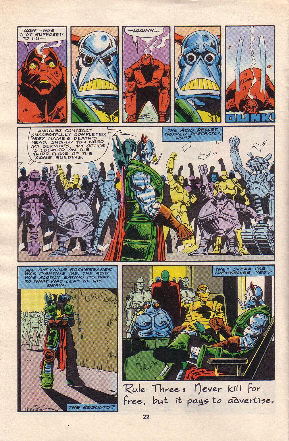 Read online Death's Head comic -  Issue #1 - 21