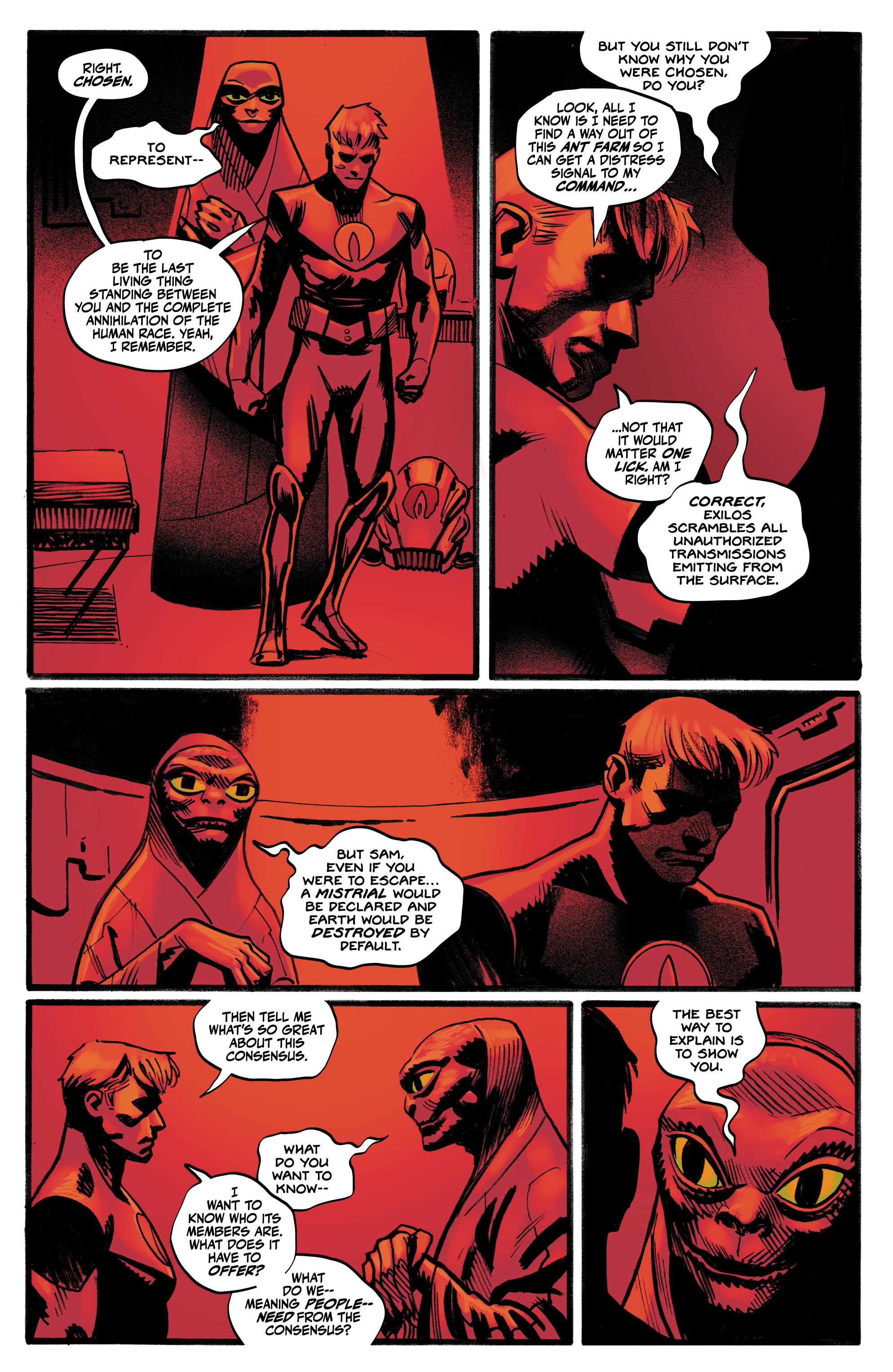 Read online The Blue Flame comic -  Issue #2 - 10