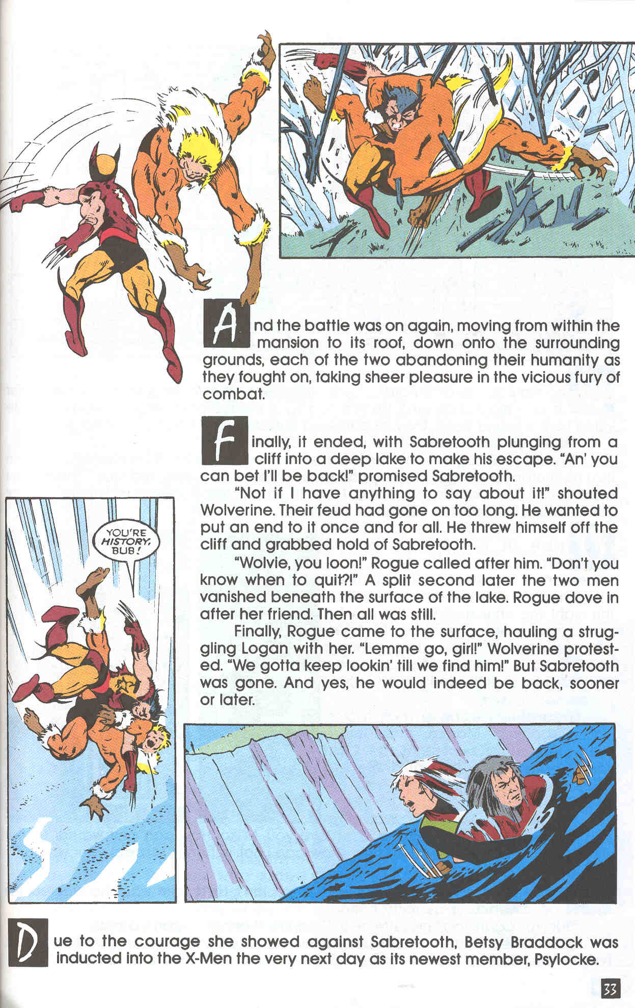 Read online Wolverine Saga comic -  Issue #4 - 35