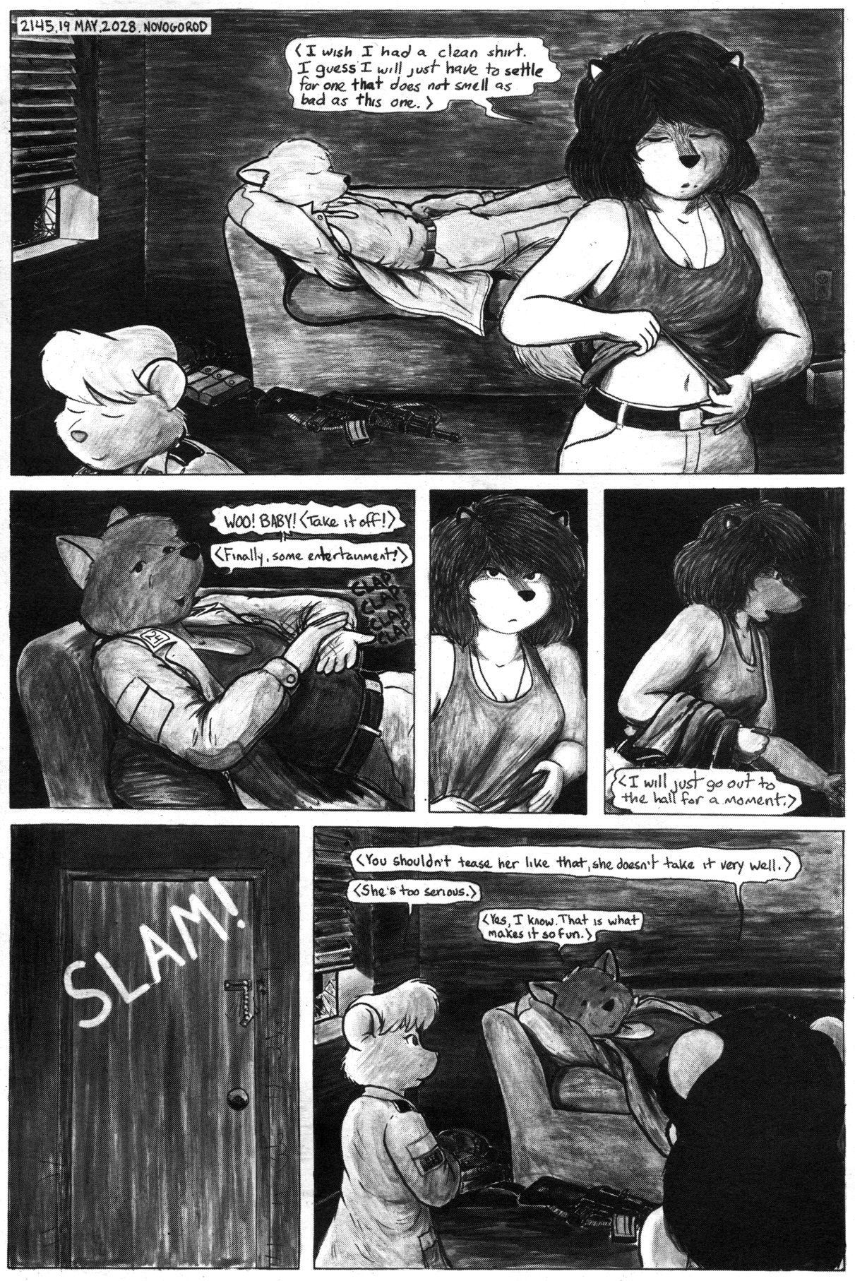 Read online Furrlough comic -  Issue #28 - 16