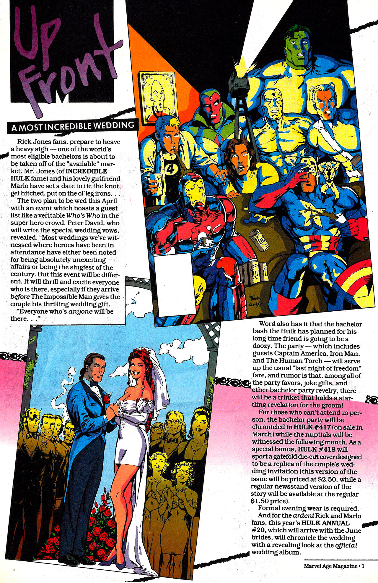 Read online Marvel Age comic -  Issue #135 - 3