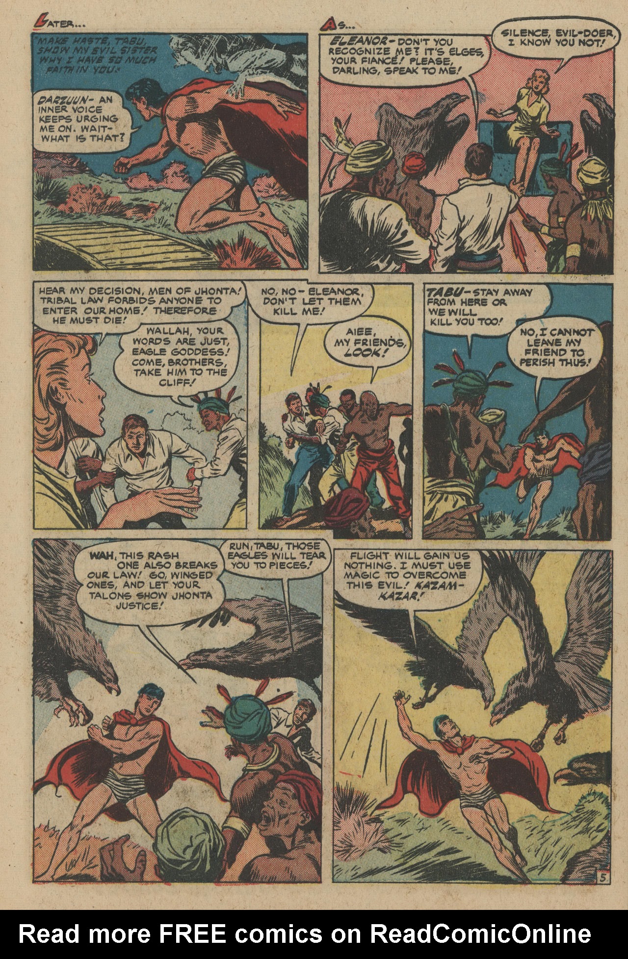 Read online Jungle Comics comic -  Issue #133 - 37