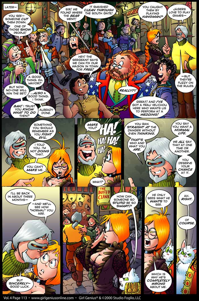Read online Girl Genius (2002) comic -  Issue #4 - 115