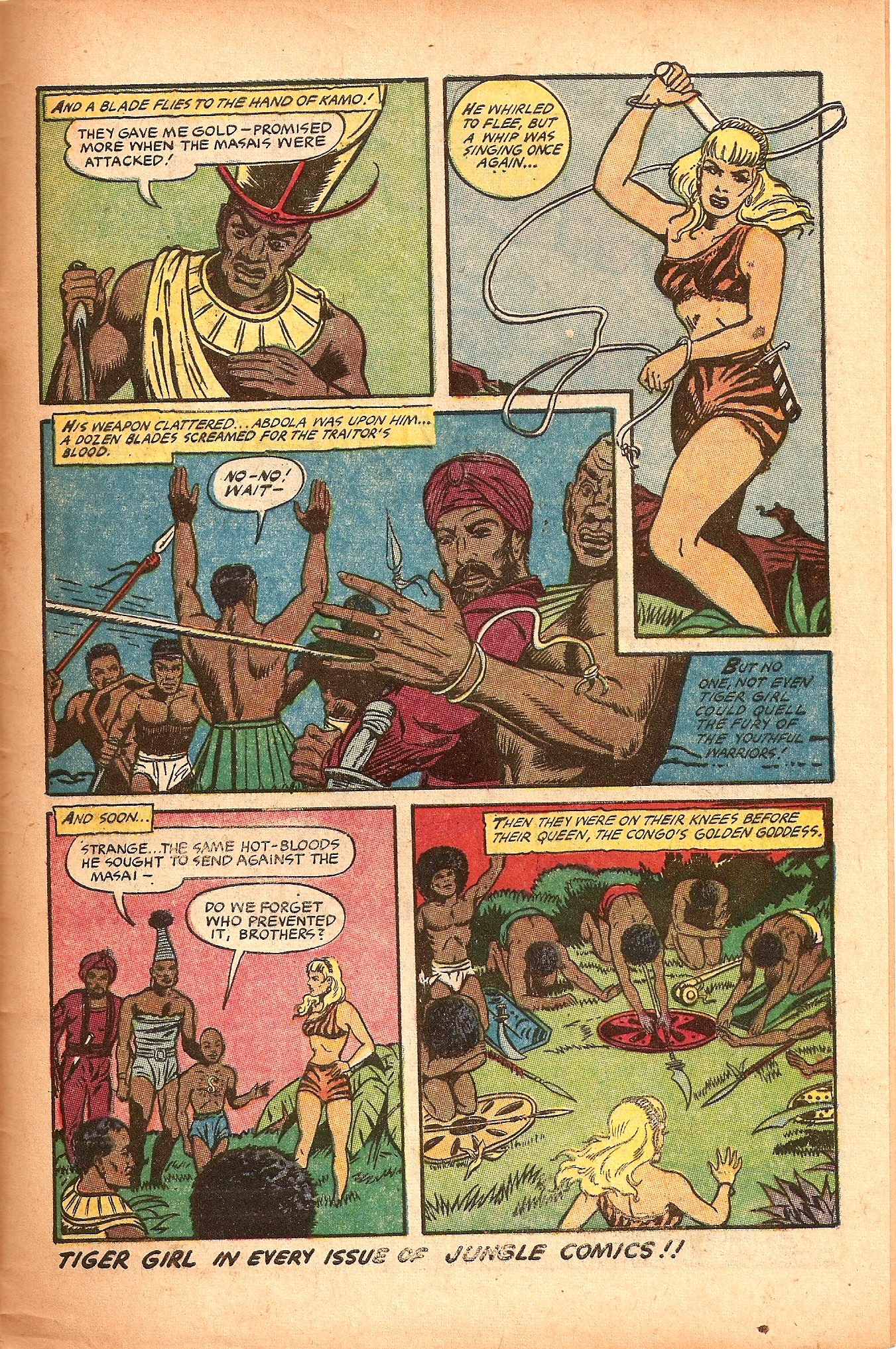 Read online Jungle Comics comic -  Issue #154 - 33