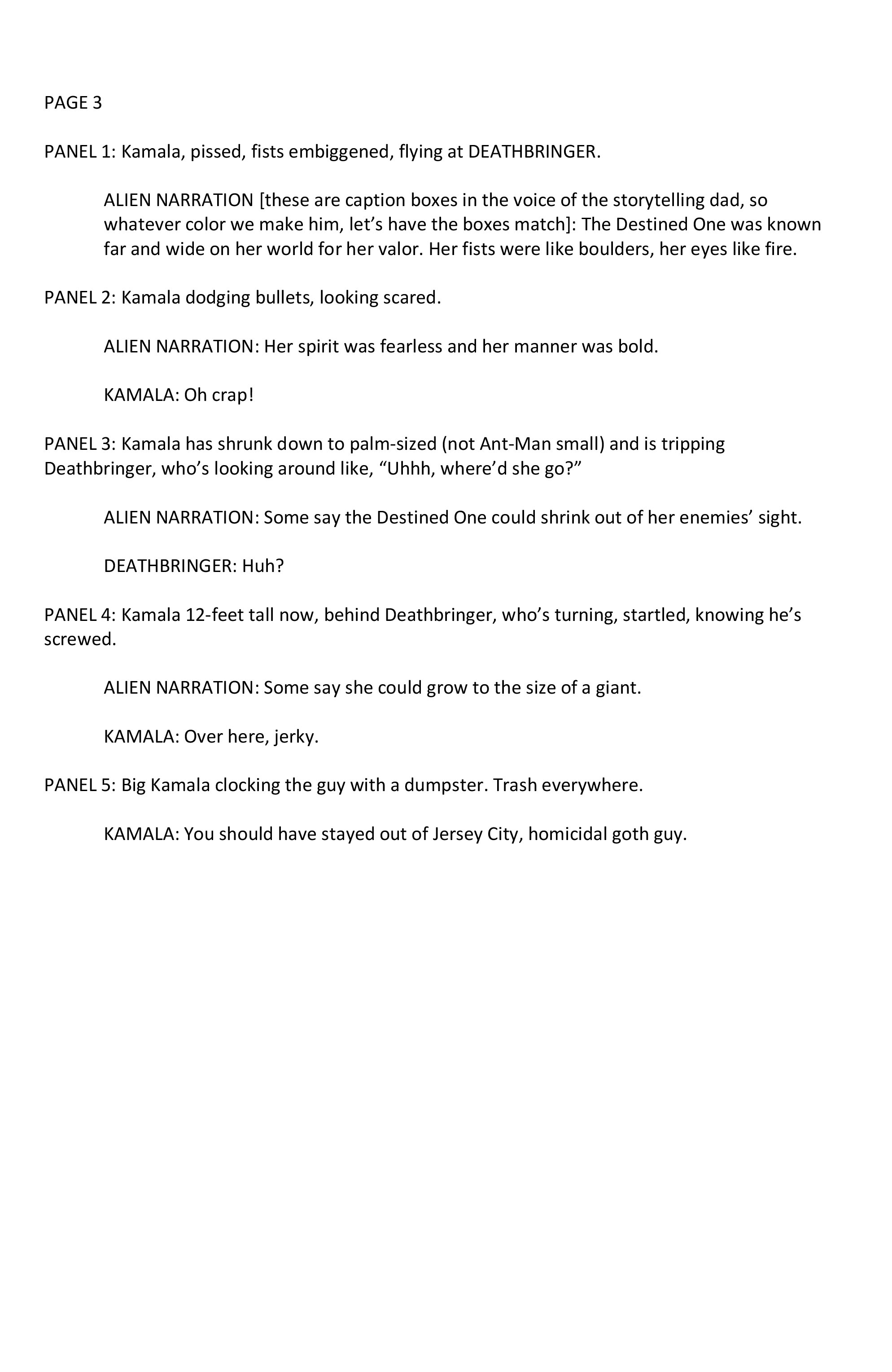 Read online Magnificent Ms. Marvel comic -  Issue # _Director 's Cut - 32