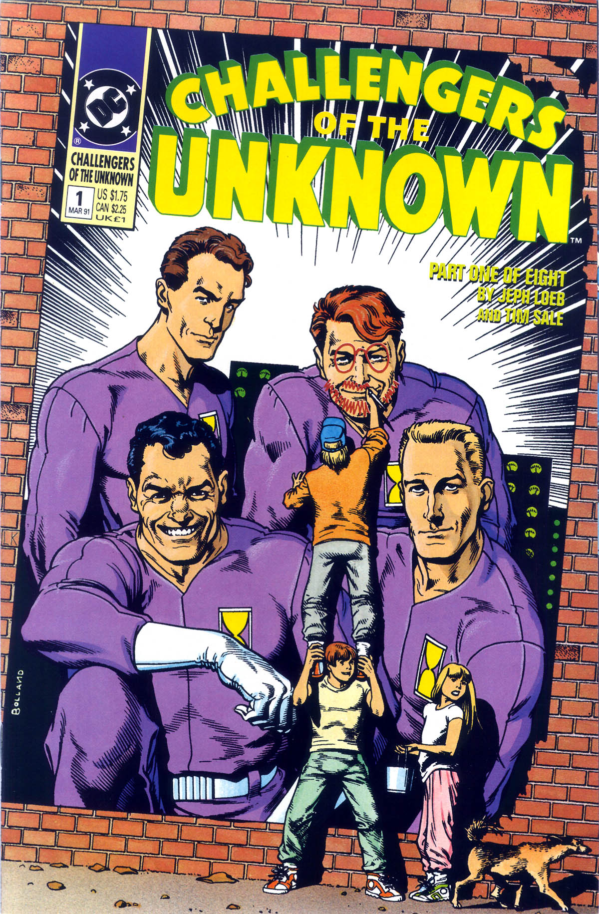 Read online Challengers of the Unknown (1991) comic -  Issue #1 - 1
