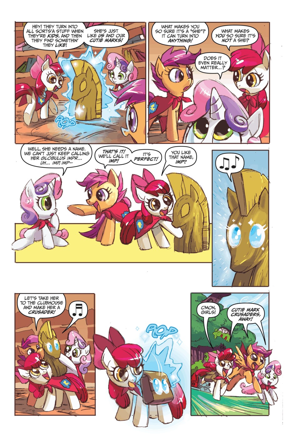 Read online My Little Pony Micro-Series comic -  Issue #7 - 9