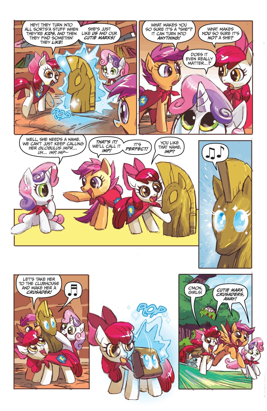 Read online My Little Pony Micro-Series comic -  Issue #7 - 9
