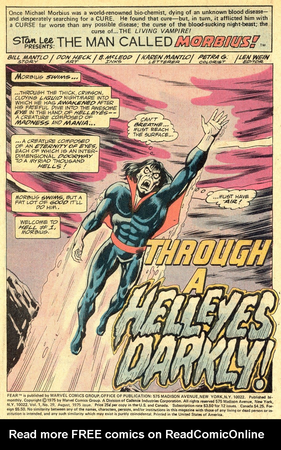 Read online Fear comic -  Issue #29 - 2