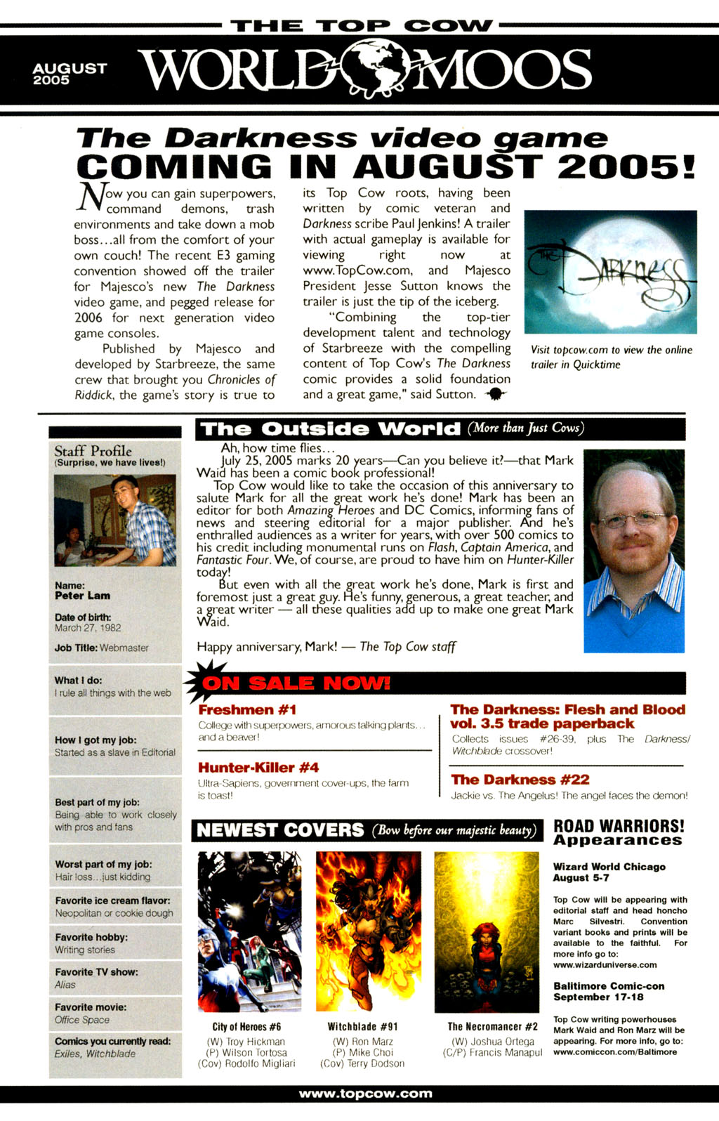 Read online The Darkness (2002) comic -  Issue #22 - 29