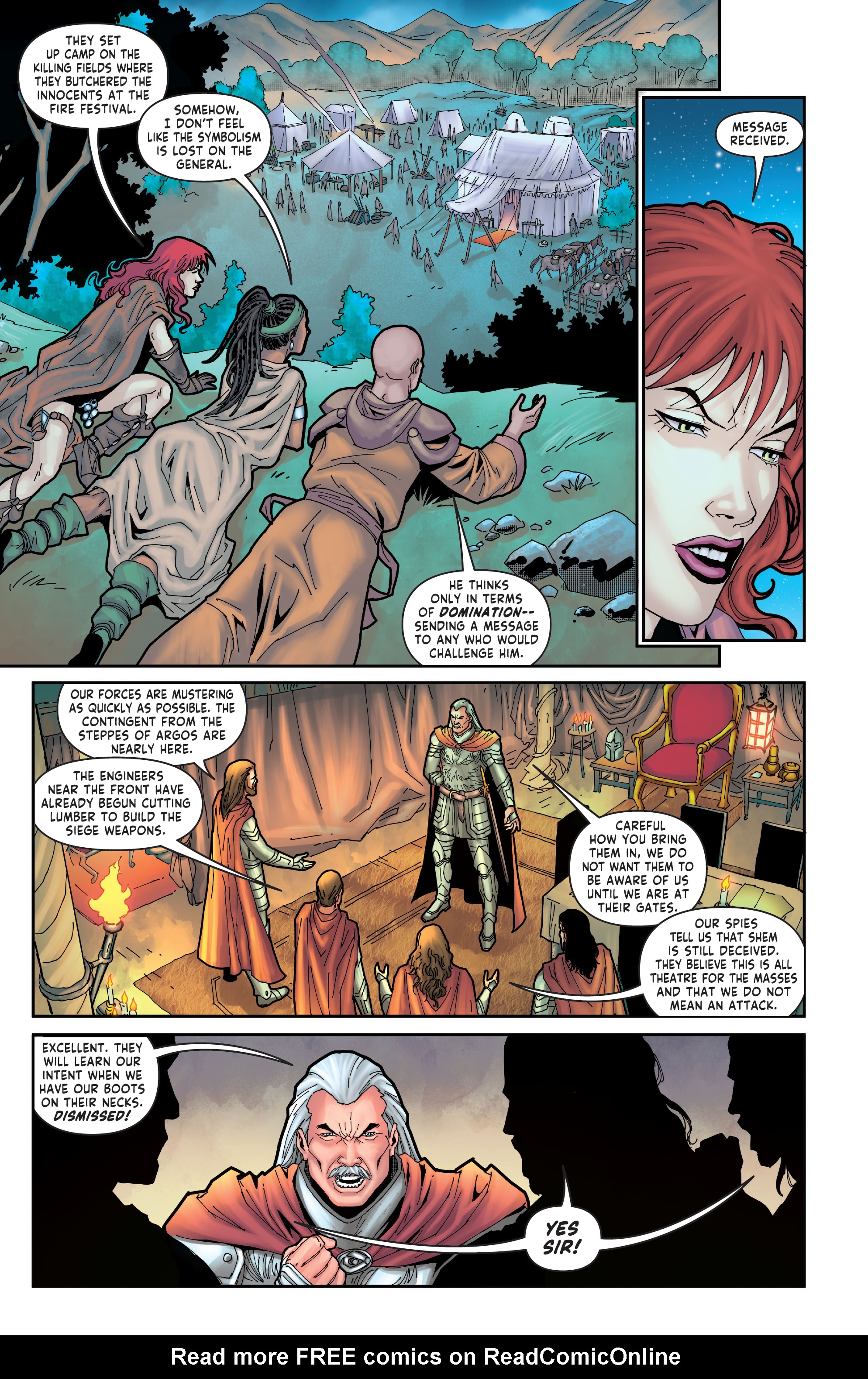 Read online Red Sonja: The Price of Blood comic -  Issue #3 - 7