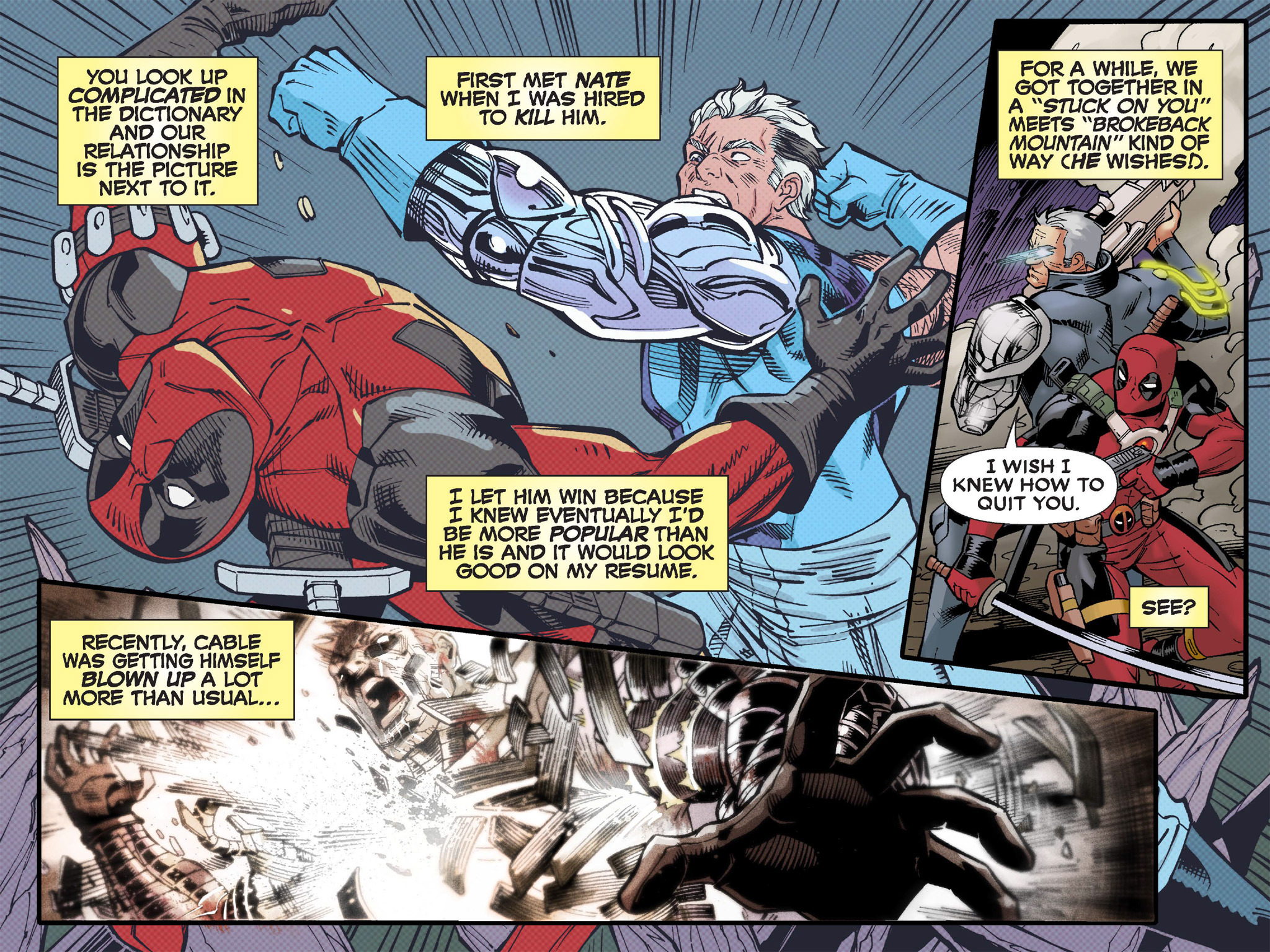 Read online Deadpool & Cable: Split Second Infinite Comic comic -  Issue #2 - 12