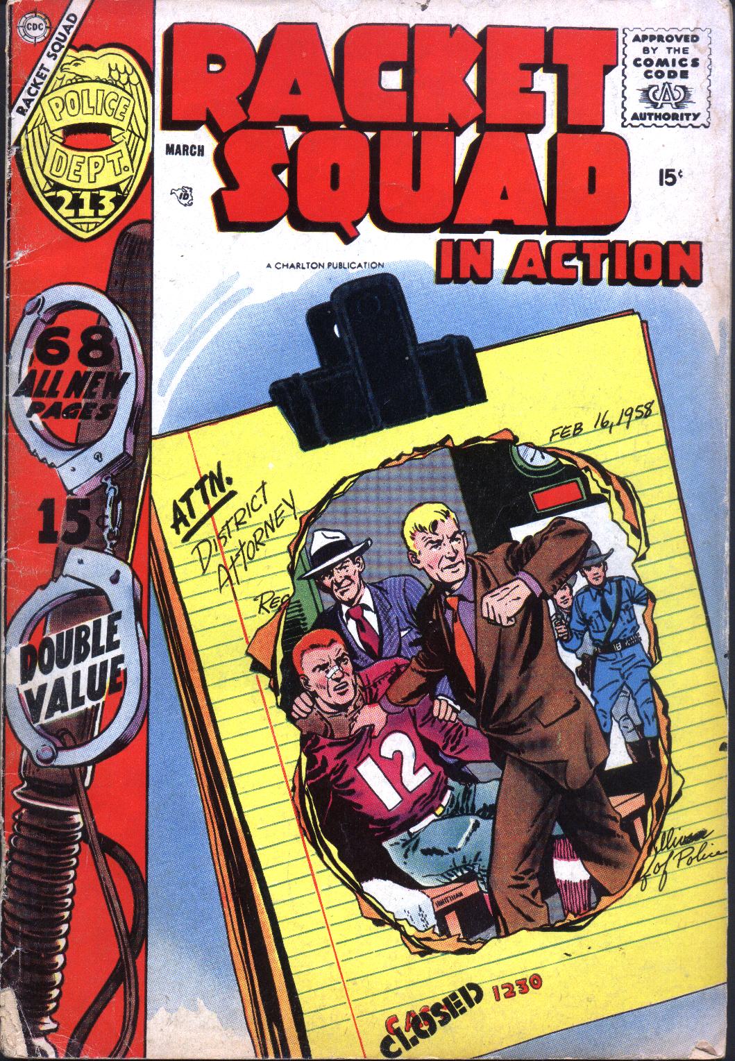 Read online Racket Squad in Action comic -  Issue #29 - 1