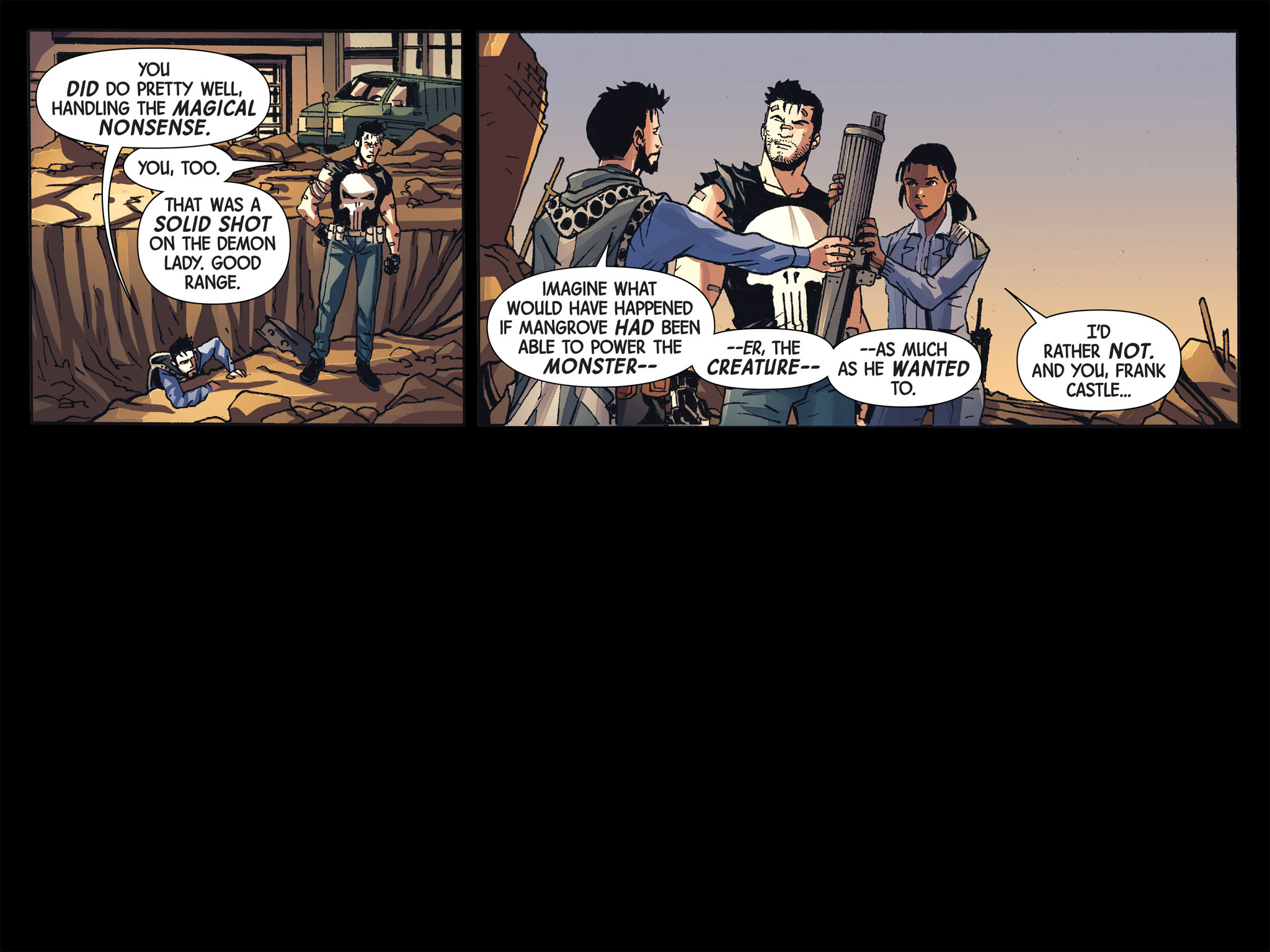 Read online Doctor Strange/Punisher: Magic Bullets Infinite Comic comic -  Issue #8 - 65