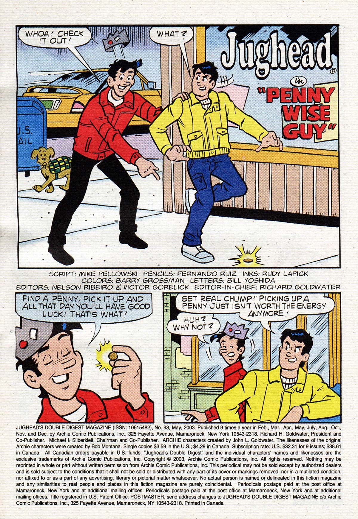 Read online Jughead's Double Digest Magazine comic -  Issue #93 - 2