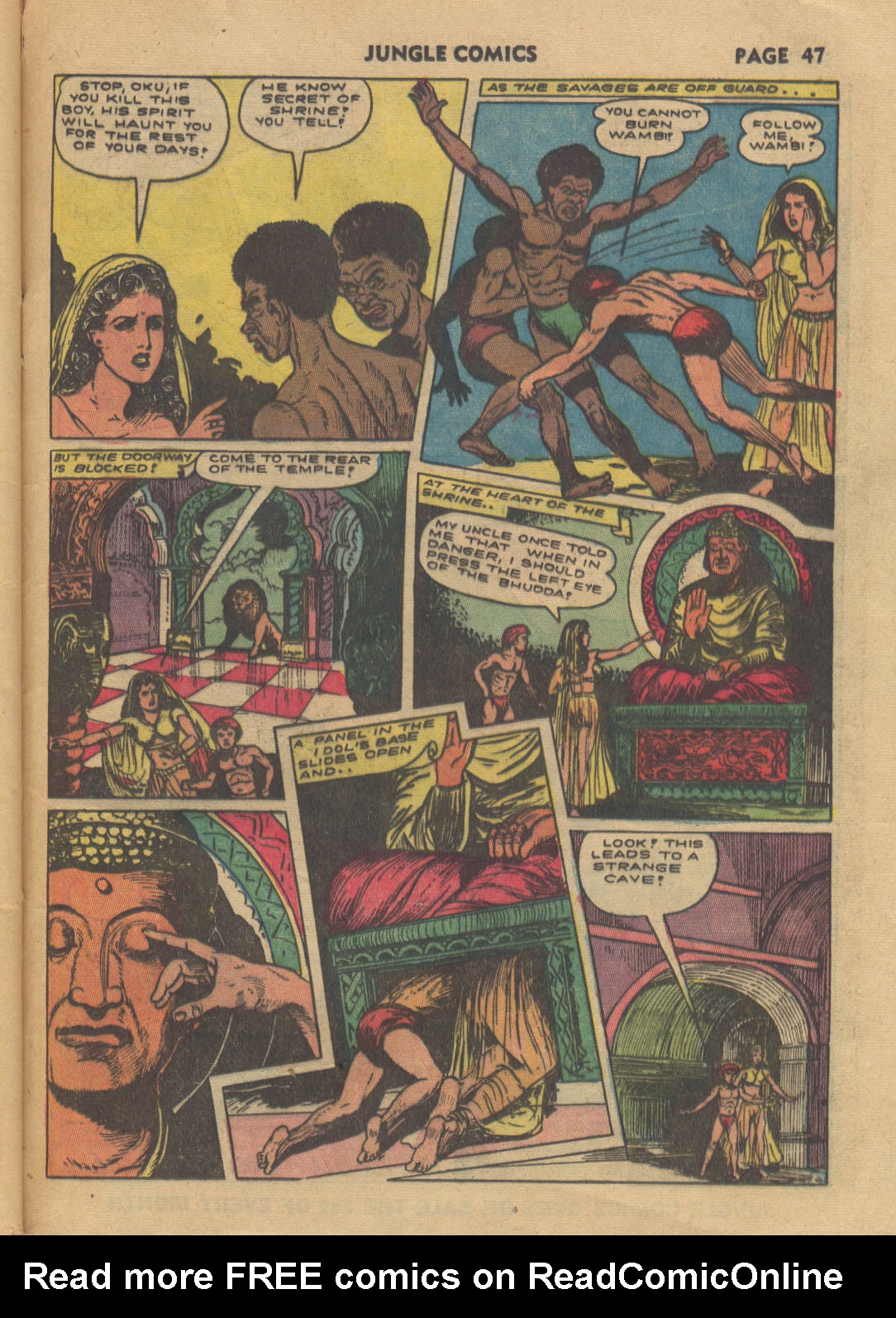 Read online Jungle Comics comic -  Issue #34 - 49