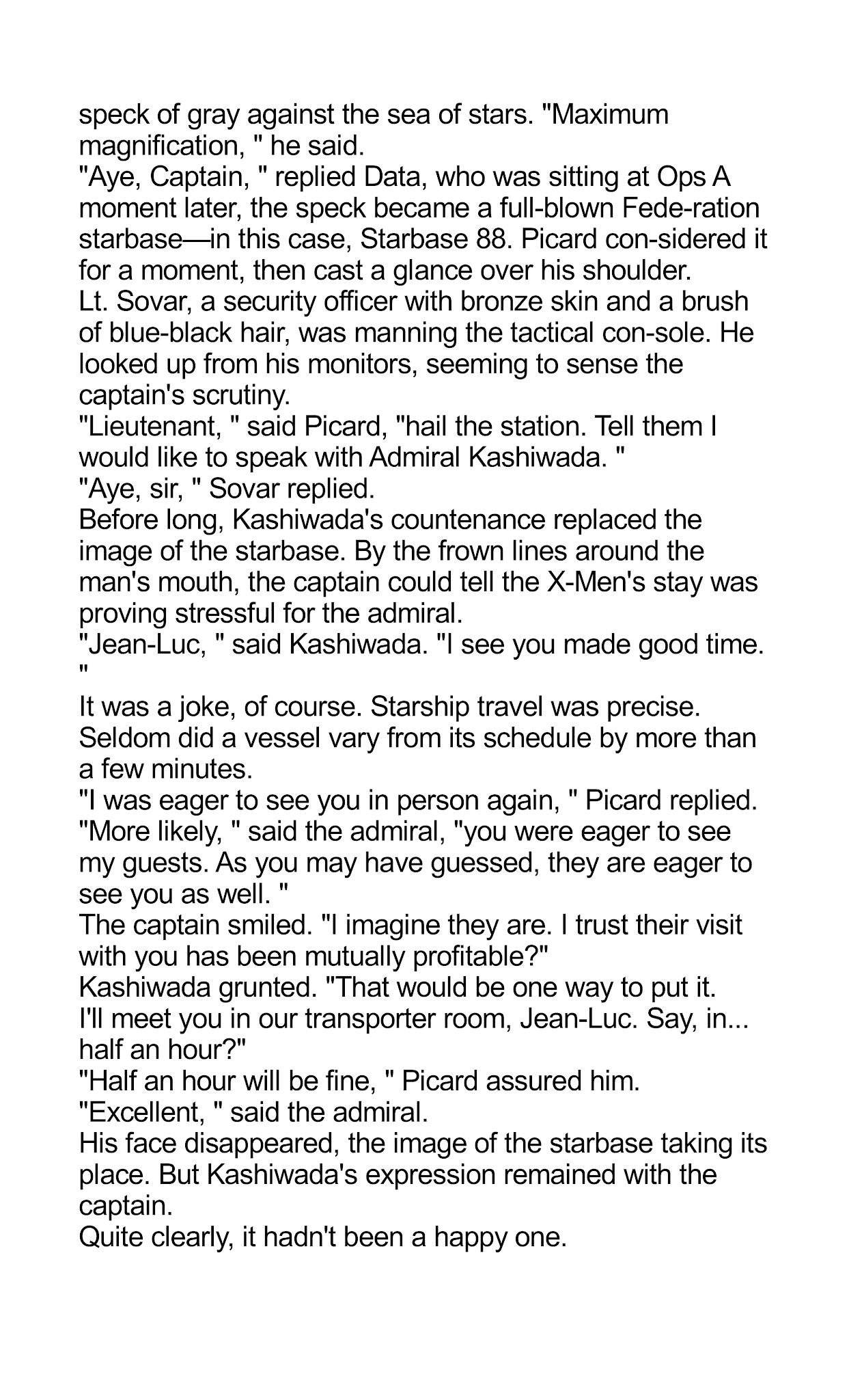 Read online Star Trek: The Next Generation/X-Men: Planet X comic -  Issue # TPB (Part 1) - 39
