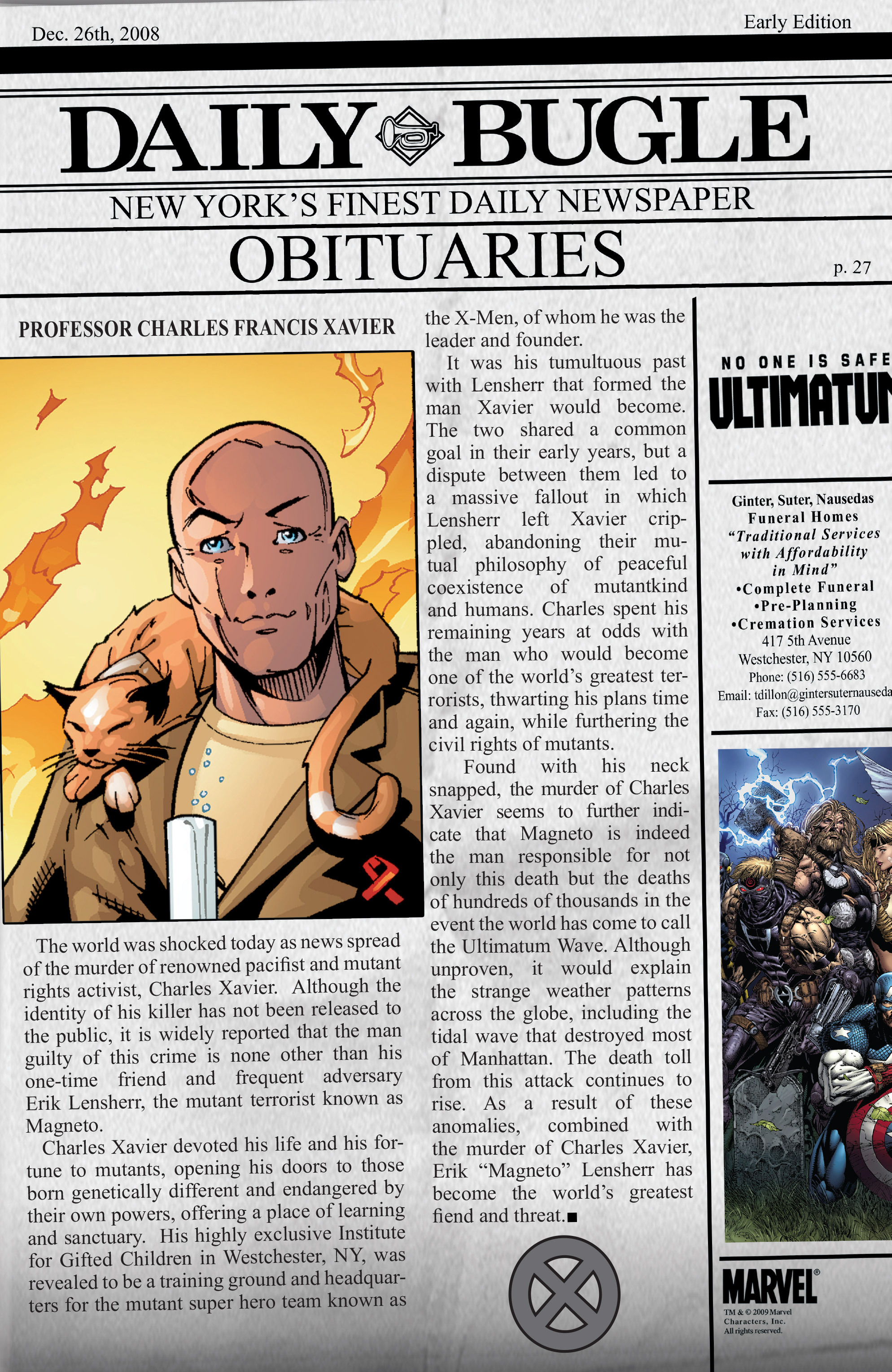 Read online Ultimatum: Requiem comic -  Issue # TPB - 123