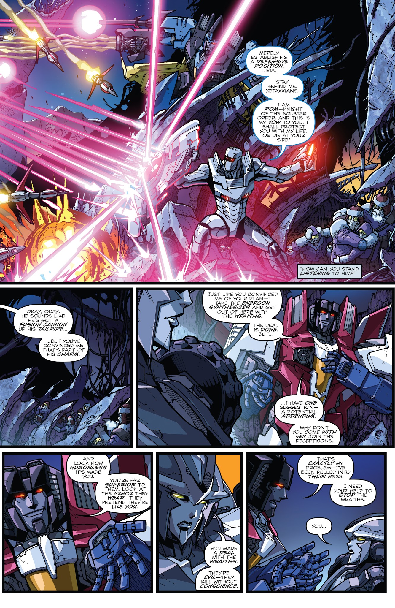 Read online ROM vs. Transformers: Shining Armor comic -  Issue # _TPB 1 - 79