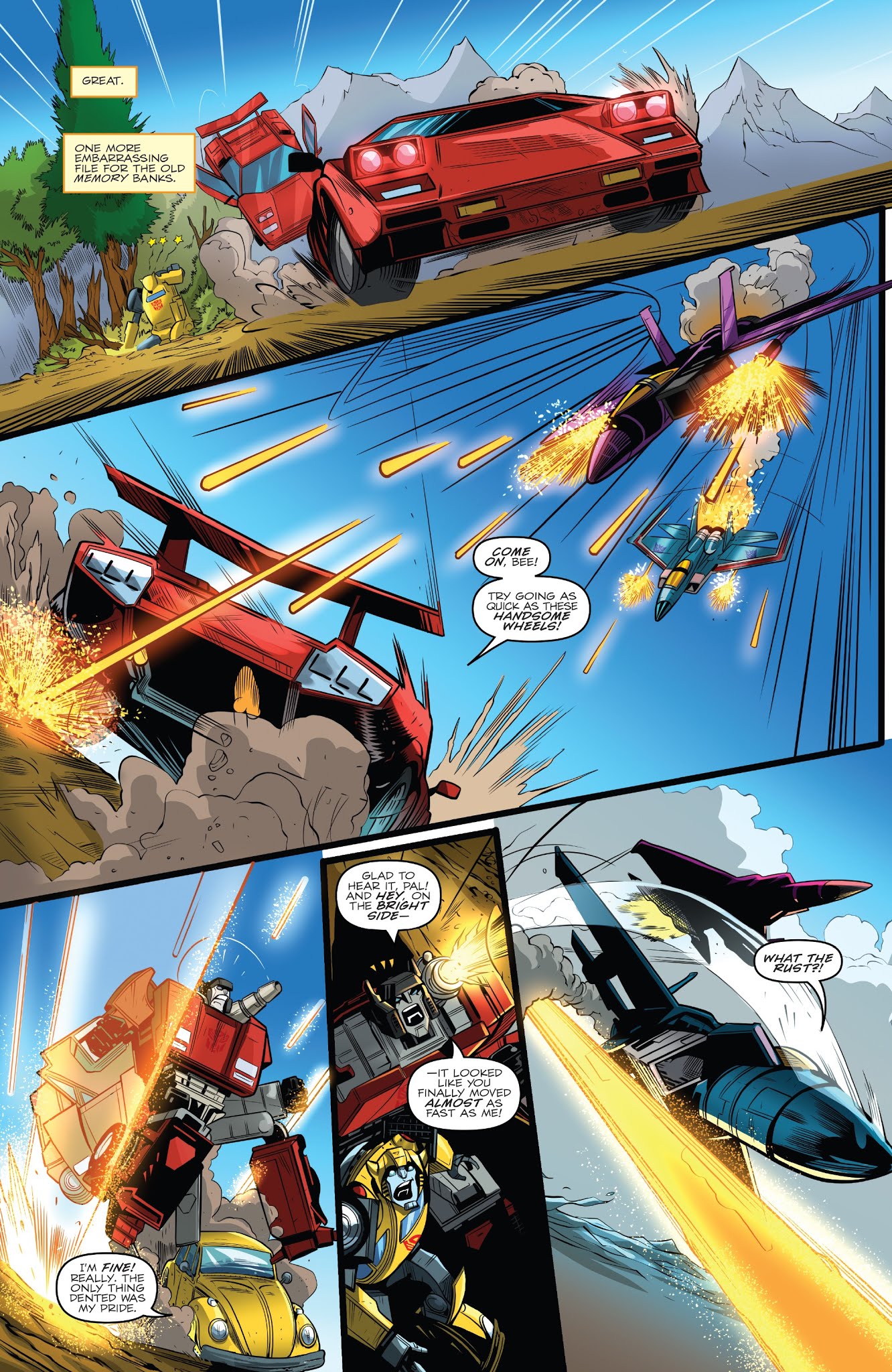 Read online Transformers: Bumblebee-Go For the Gold comic -  Issue # Full - 7