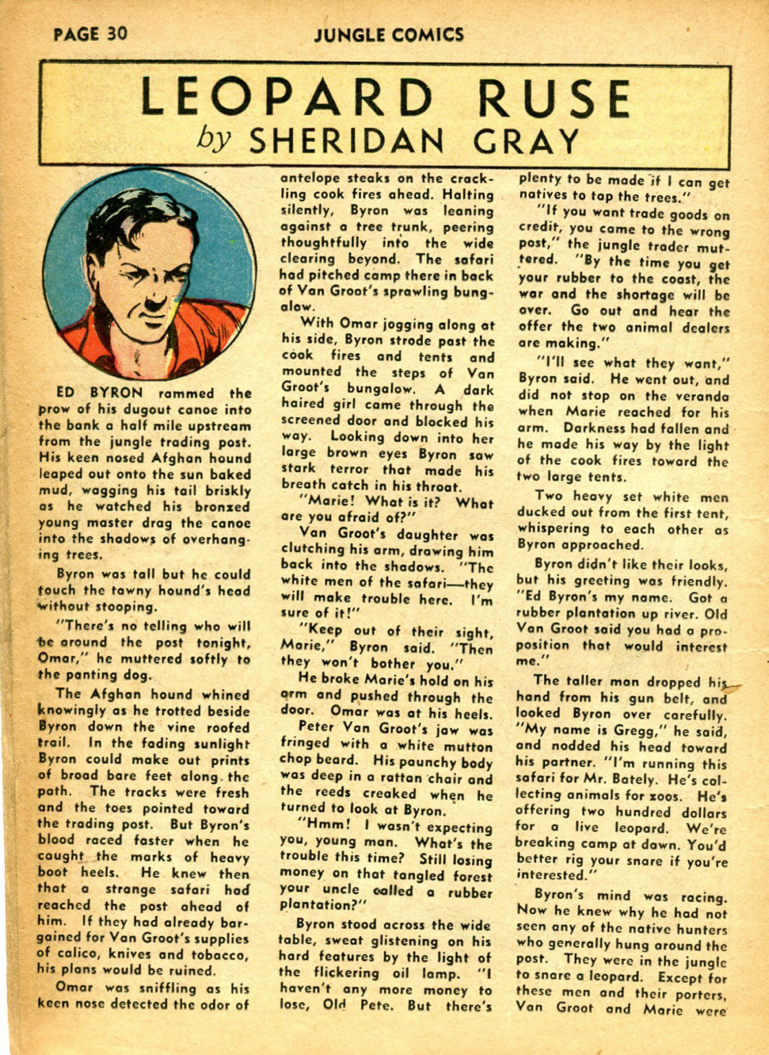 Read online Jungle Comics comic -  Issue #32 - 33