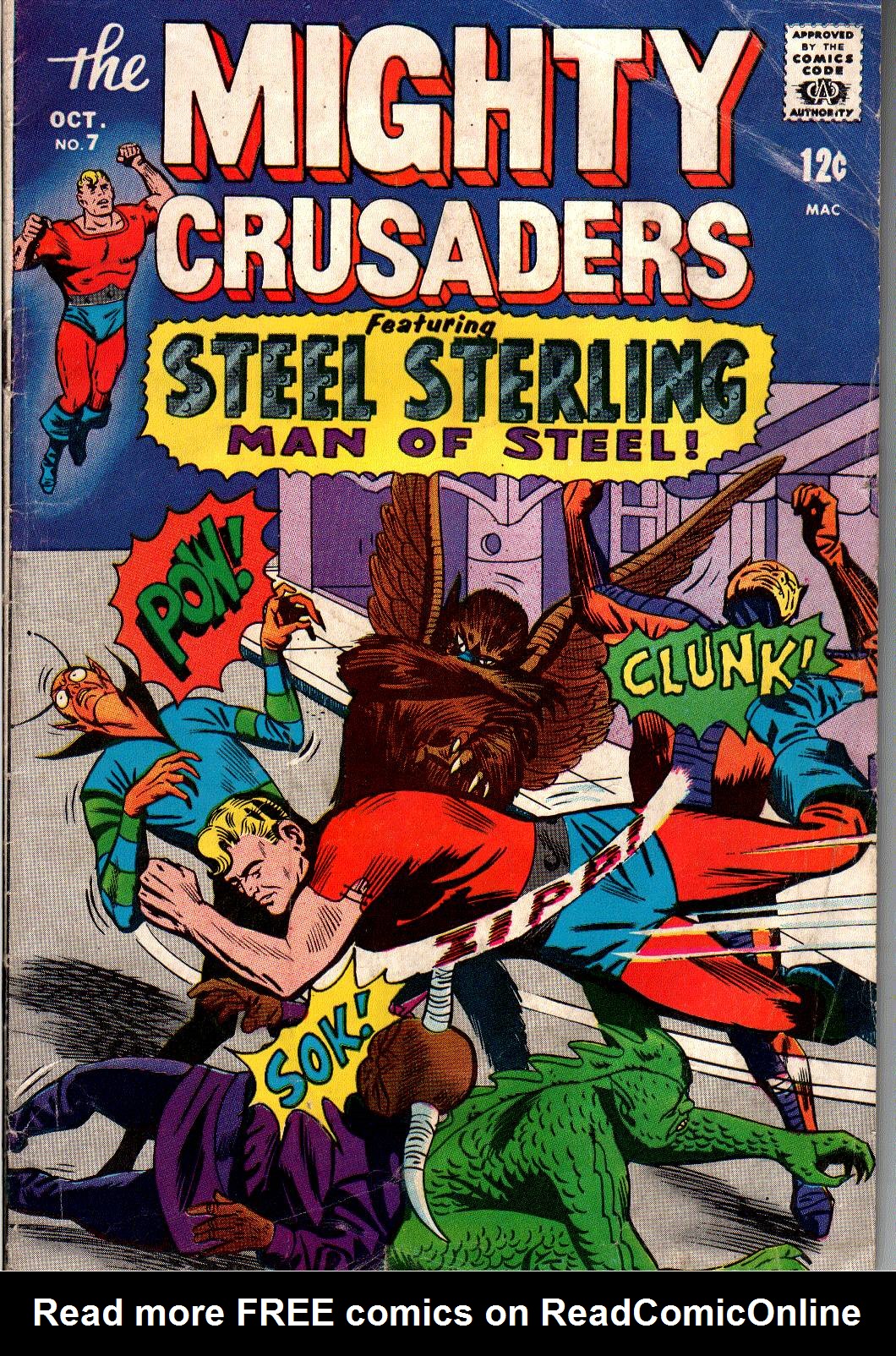 Read online The Mighty Crusaders (1965) comic -  Issue #7 - 1