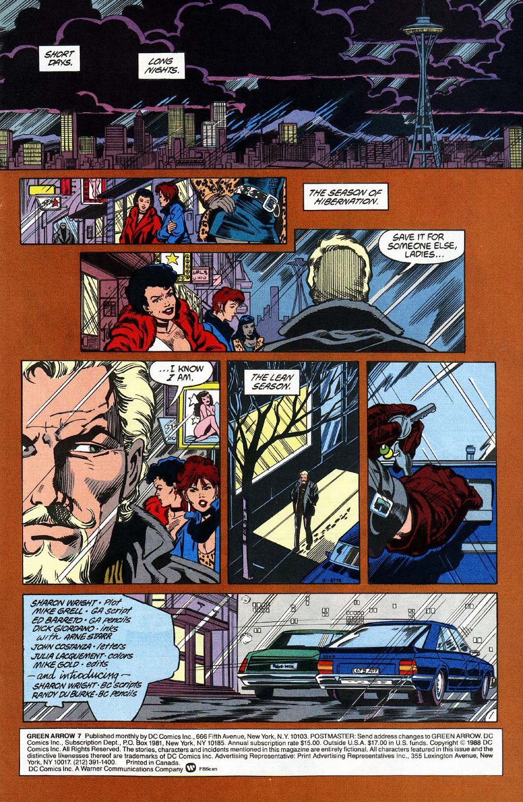 Green Arrow (1988) issue 7 - Page 3