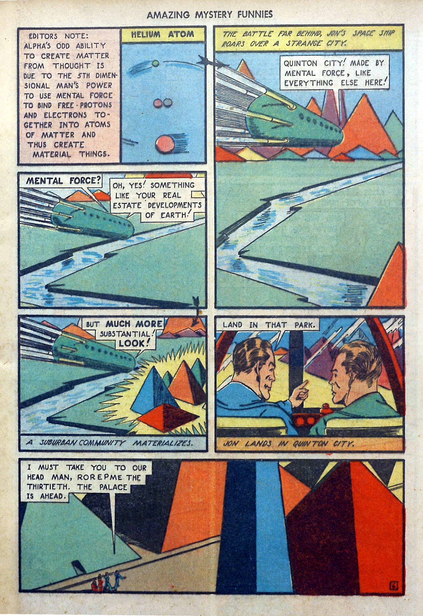 Read online Amazing Mystery Funnies comic -  Issue #24 - 28