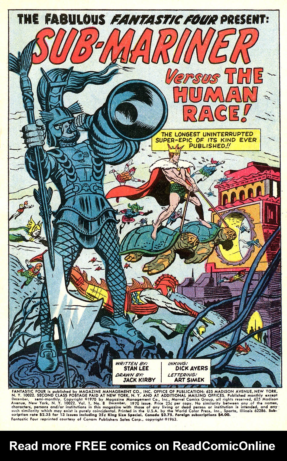 Read online Fantastic Four (1961) comic -  Issue # _Annual 8 - 2