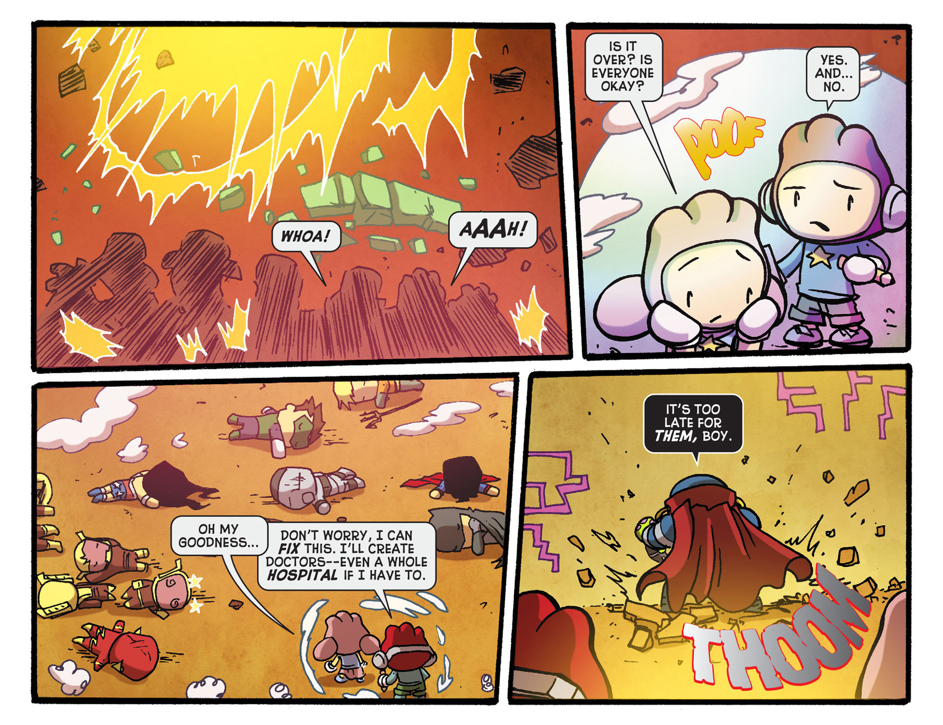 Read online Scribblenauts Unmasked: A Crisis of Imagination comic -  Issue #14 - 18