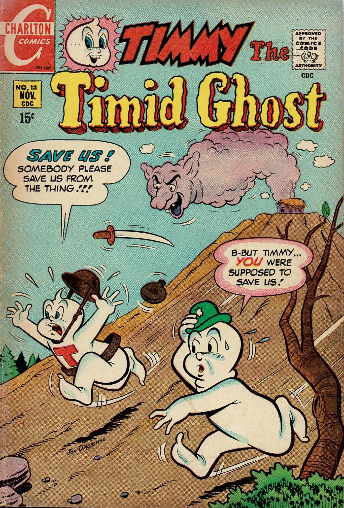 Read online Timmy the Timid Ghost comic -  Issue #13 - 1