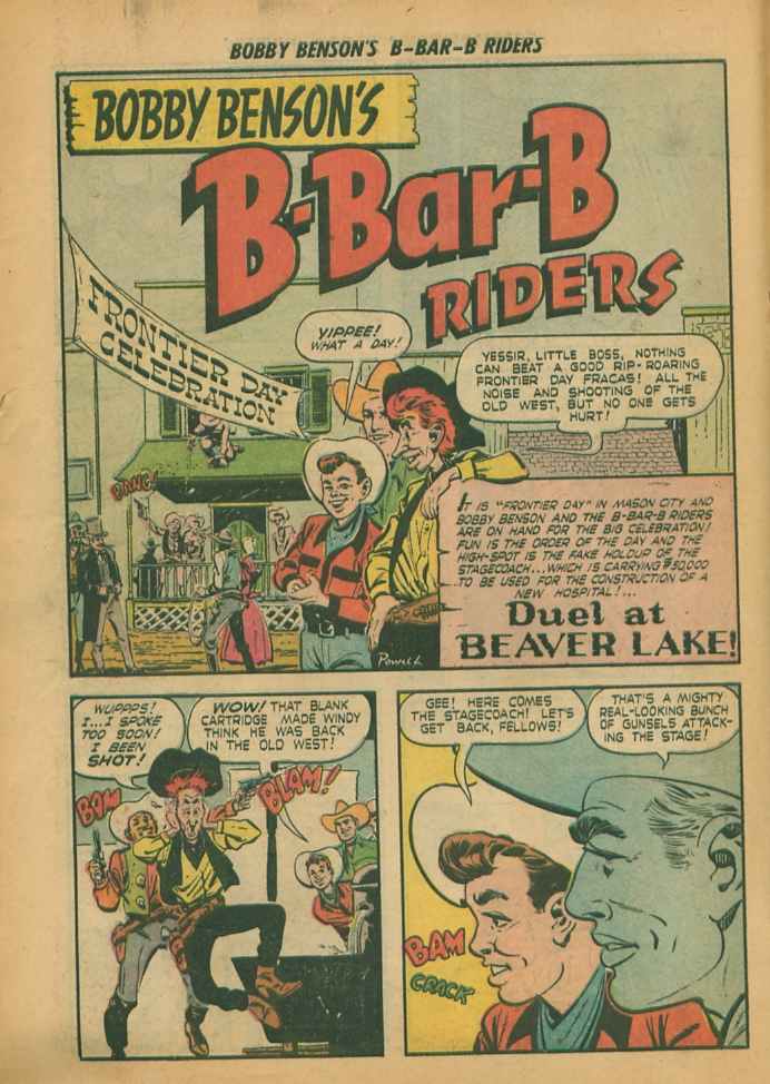 Read online Bobby Benson's B-Bar-B Riders comic -  Issue #12 - 18