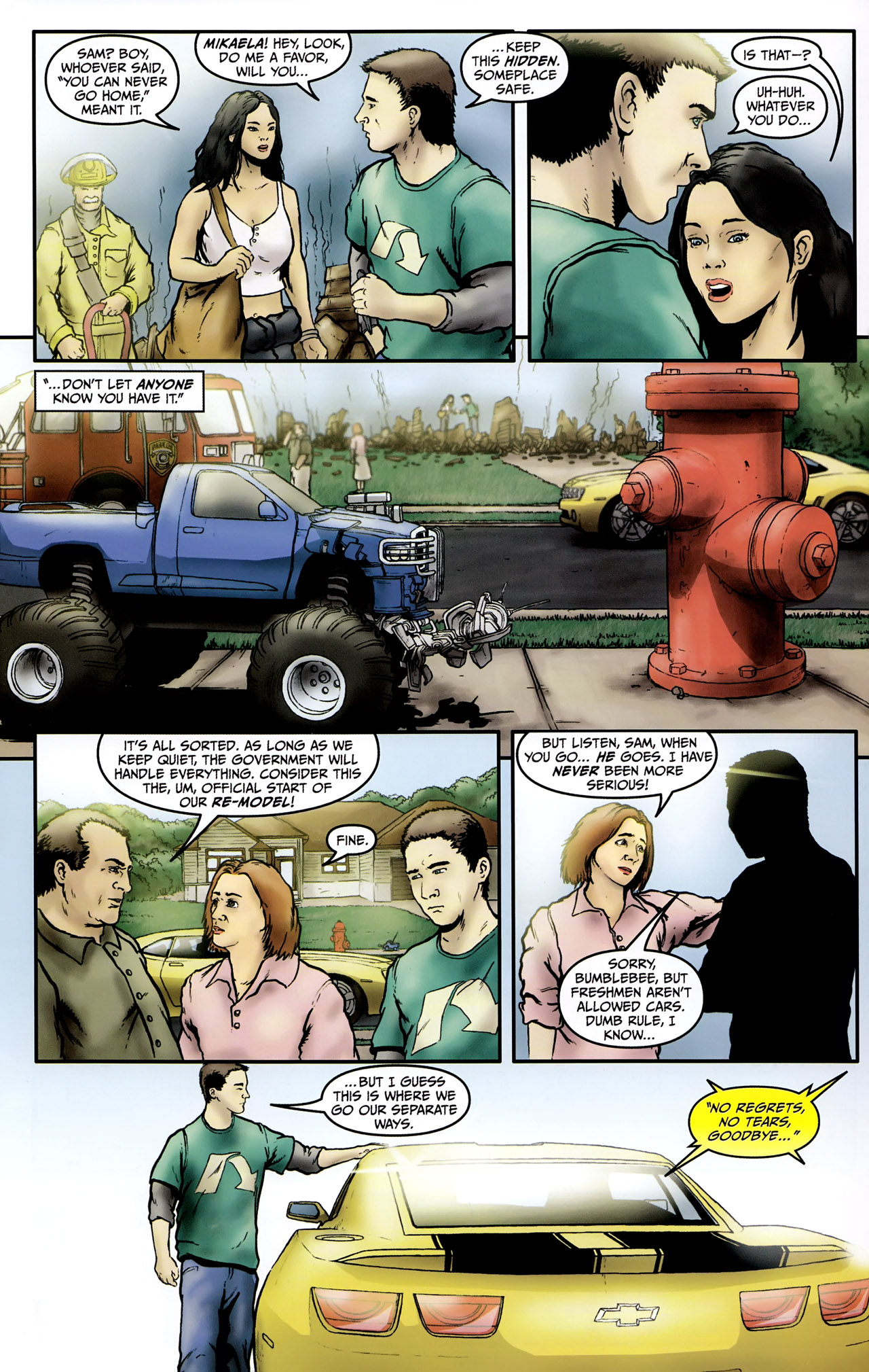 Read online Transformers: Revenge of the Fallen — Official Movie Adaptation comic -  Issue #1 - 16