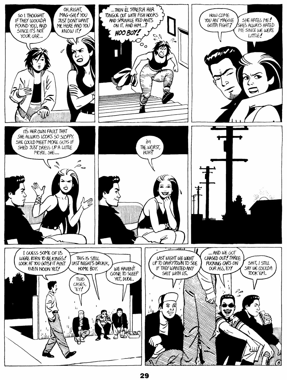 Read online Love and Rockets (1982) comic -  Issue #21 - 31