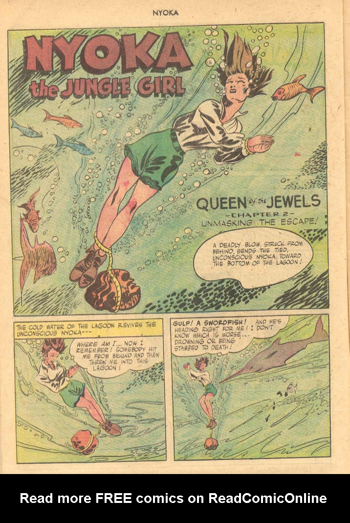 Read online Nyoka the Jungle Girl (1945) comic -  Issue #6 - 14