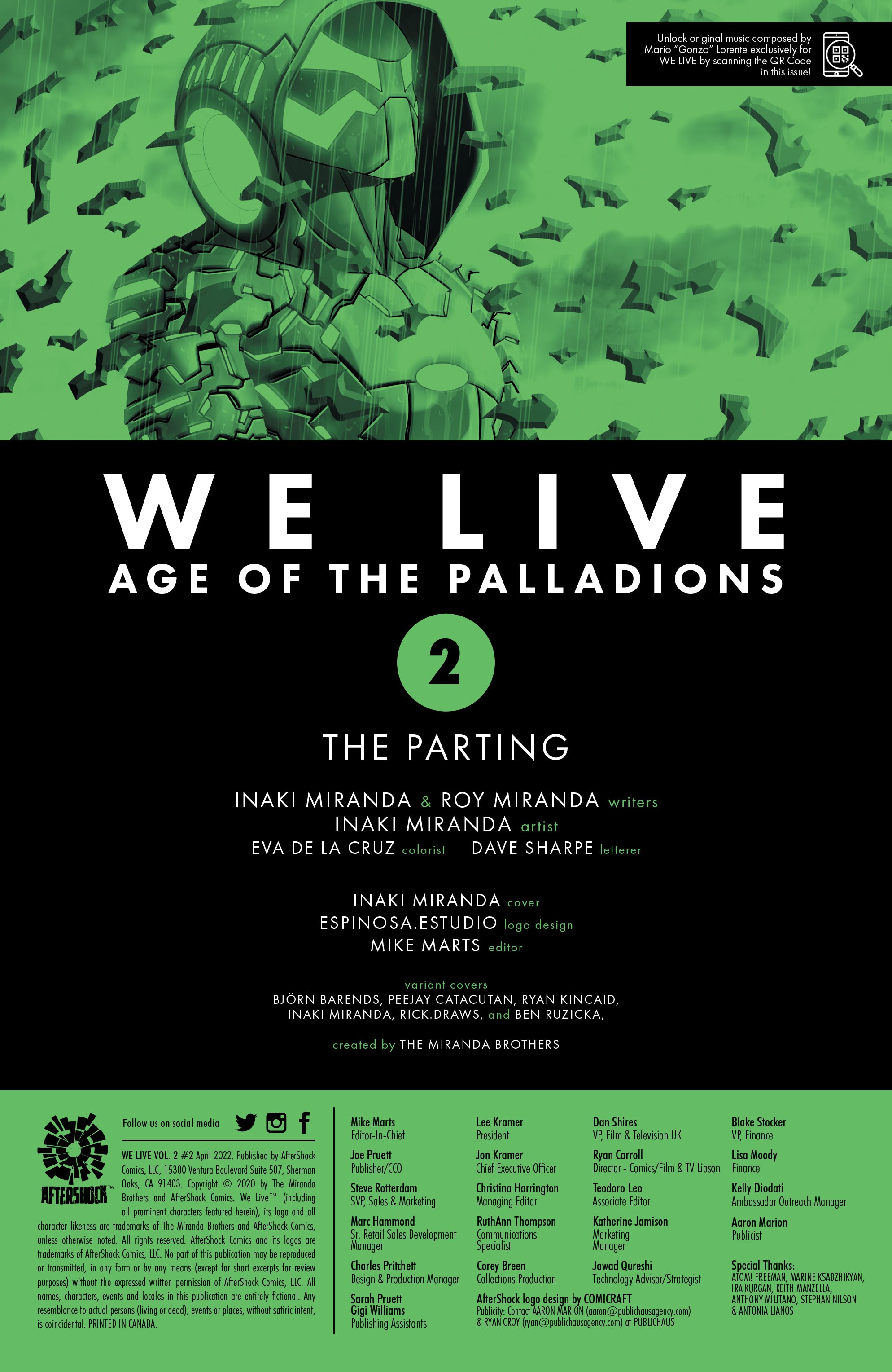 Read online We Live: Age of the Palladions comic -  Issue #2 - 2