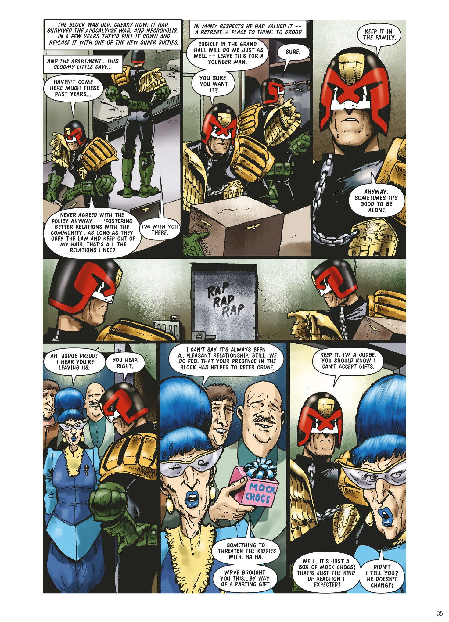 Read online Judge Dredd: The Complete Case Files comic -  Issue # TPB 35 (Part 1) - 37