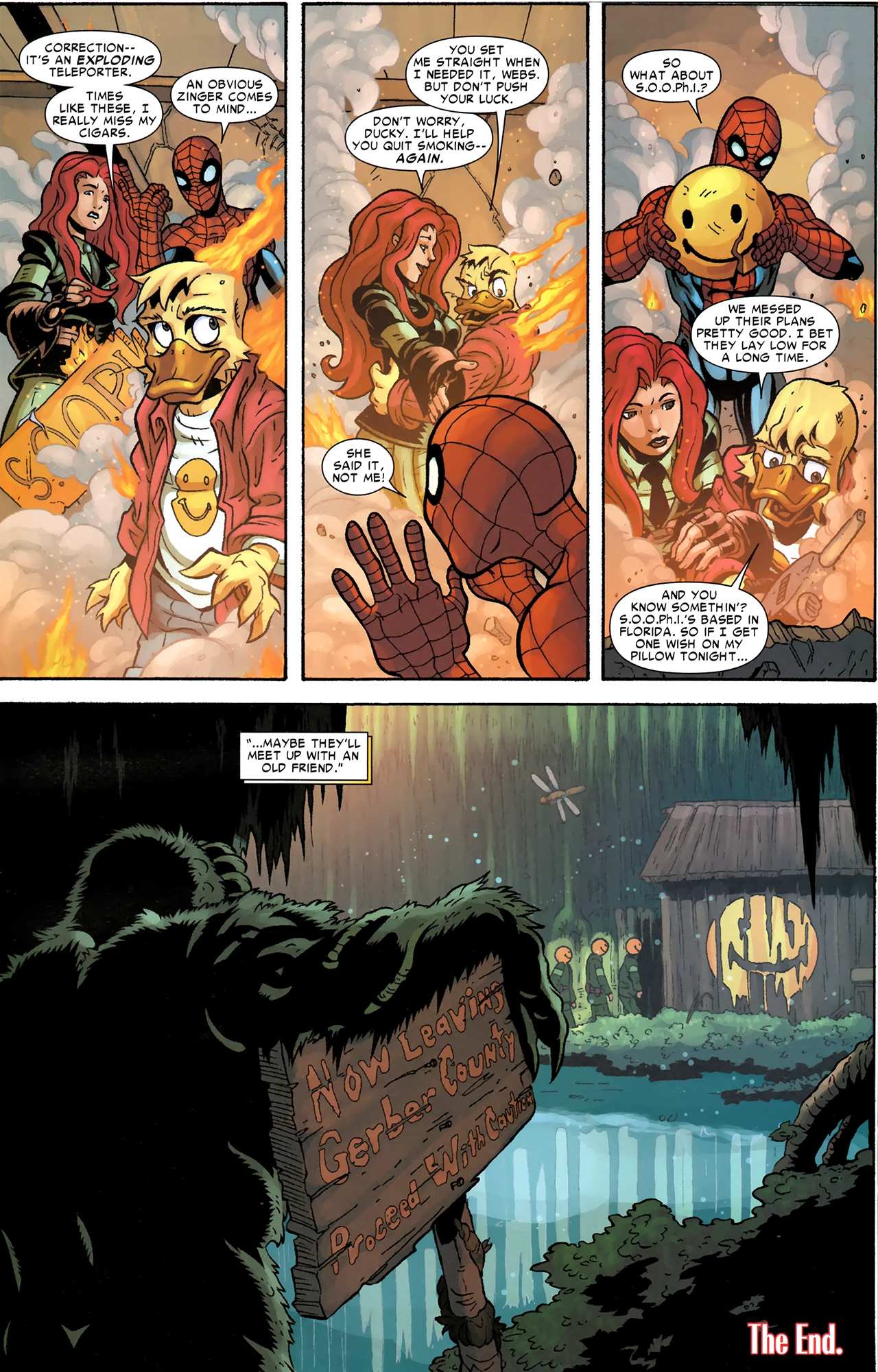 Read online The Amazing Spider-Man: Back in Quack comic -  Issue # Full - 24