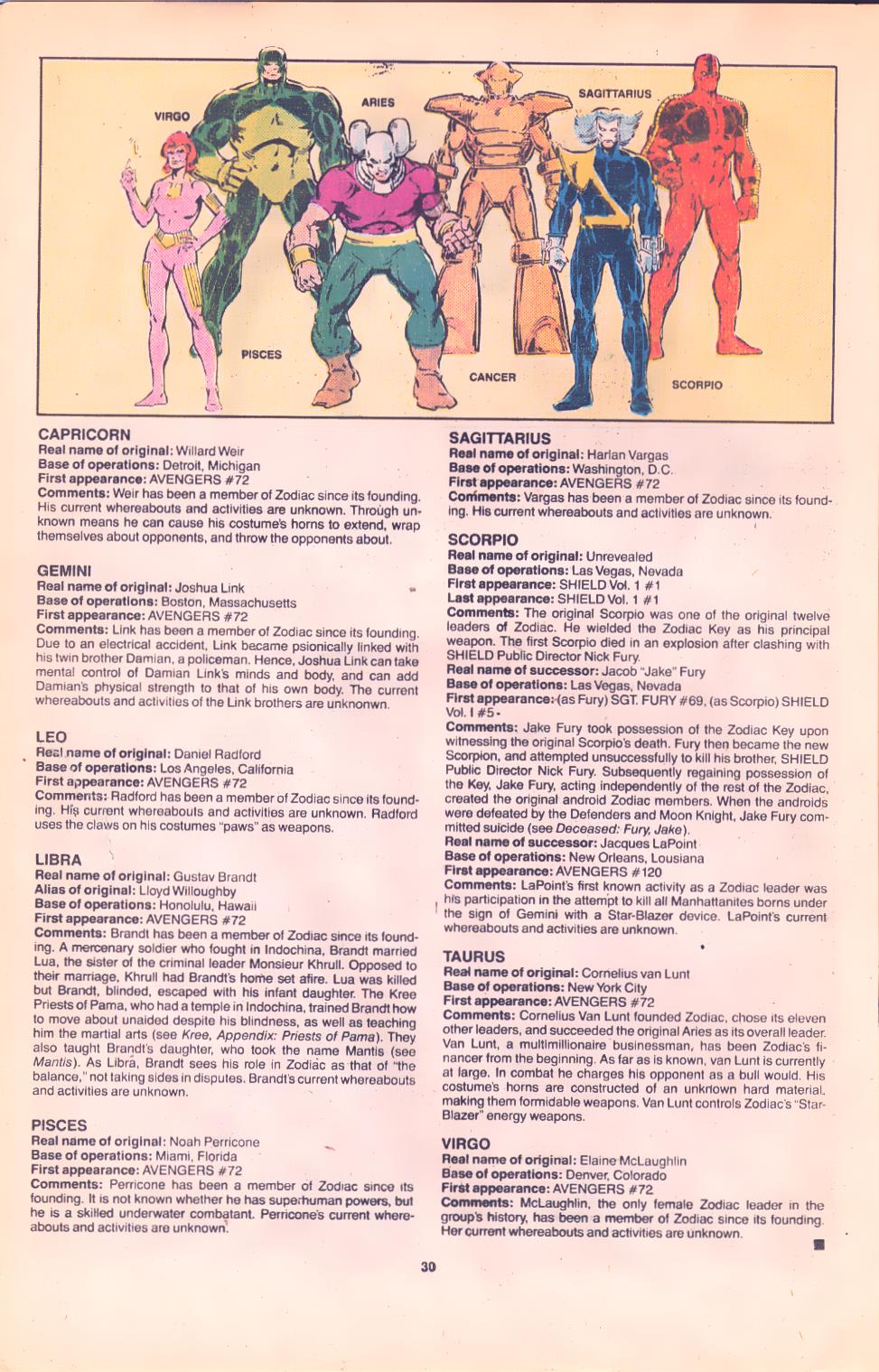 Read online The Official Handbook of the Marvel Universe Deluxe Edition comic -  Issue #15 - 32