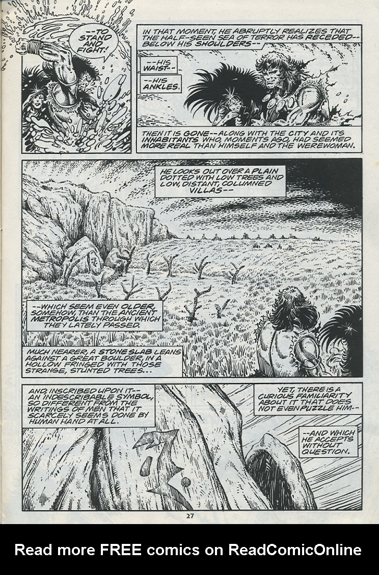 The Savage Sword Of Conan issue 221 - Page 29