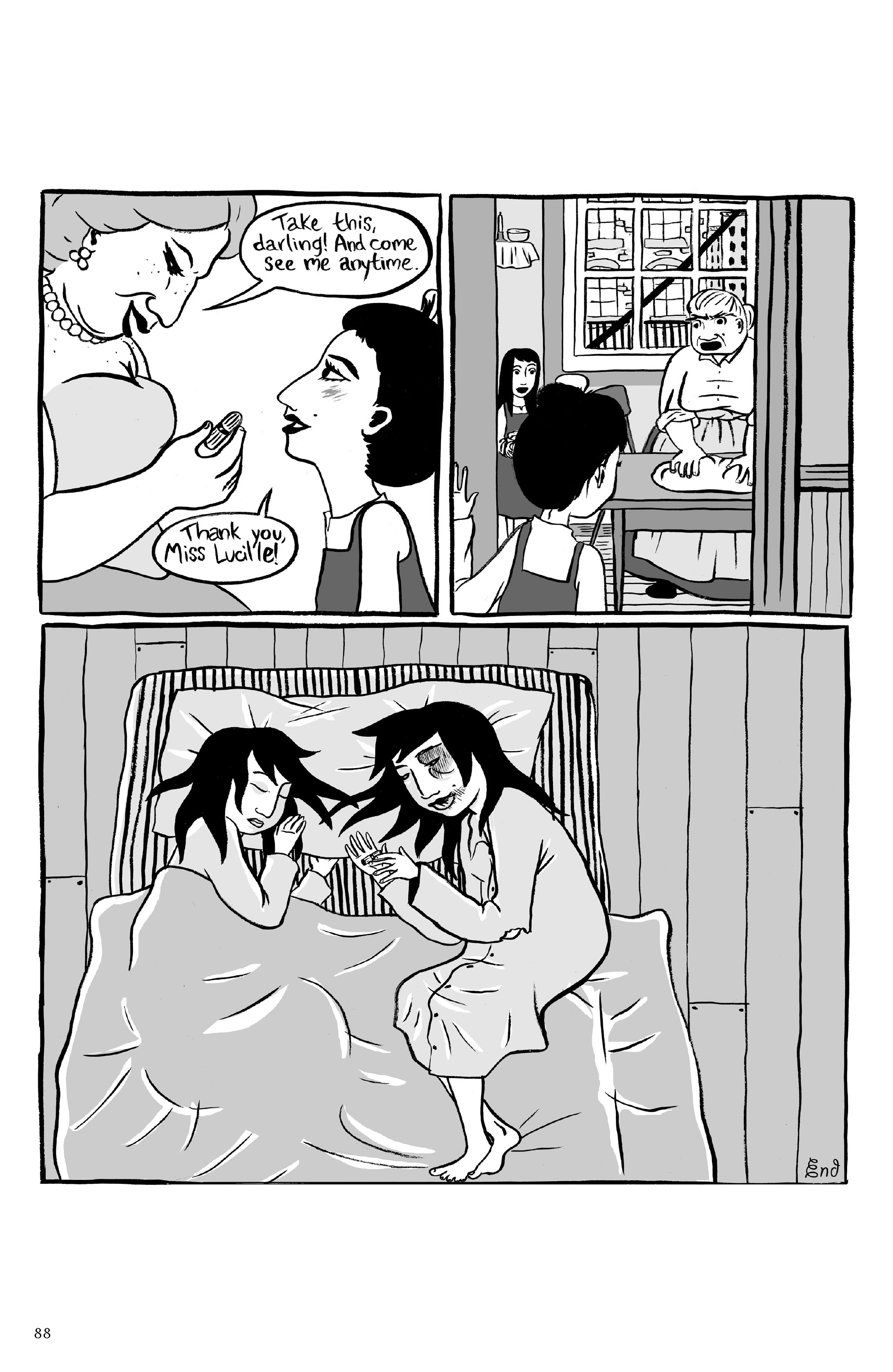 Read online Drawing Lines: An Anthology of Women Cartoonists comic -  Issue # TPB - 88