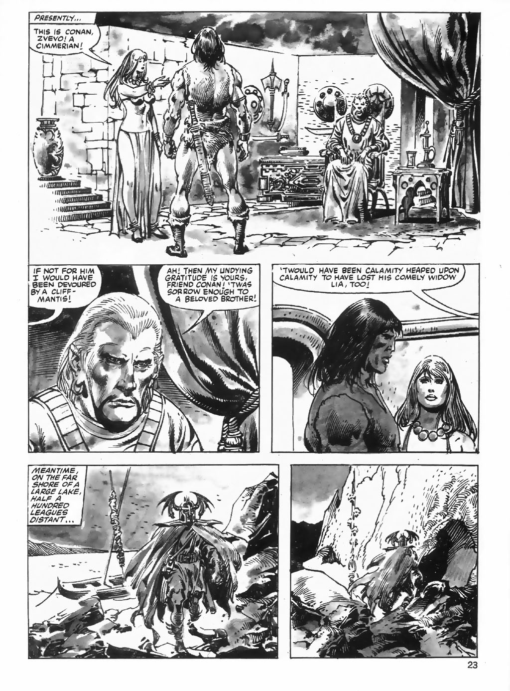 Read online The Savage Sword Of Conan comic -  Issue #96 - 23
