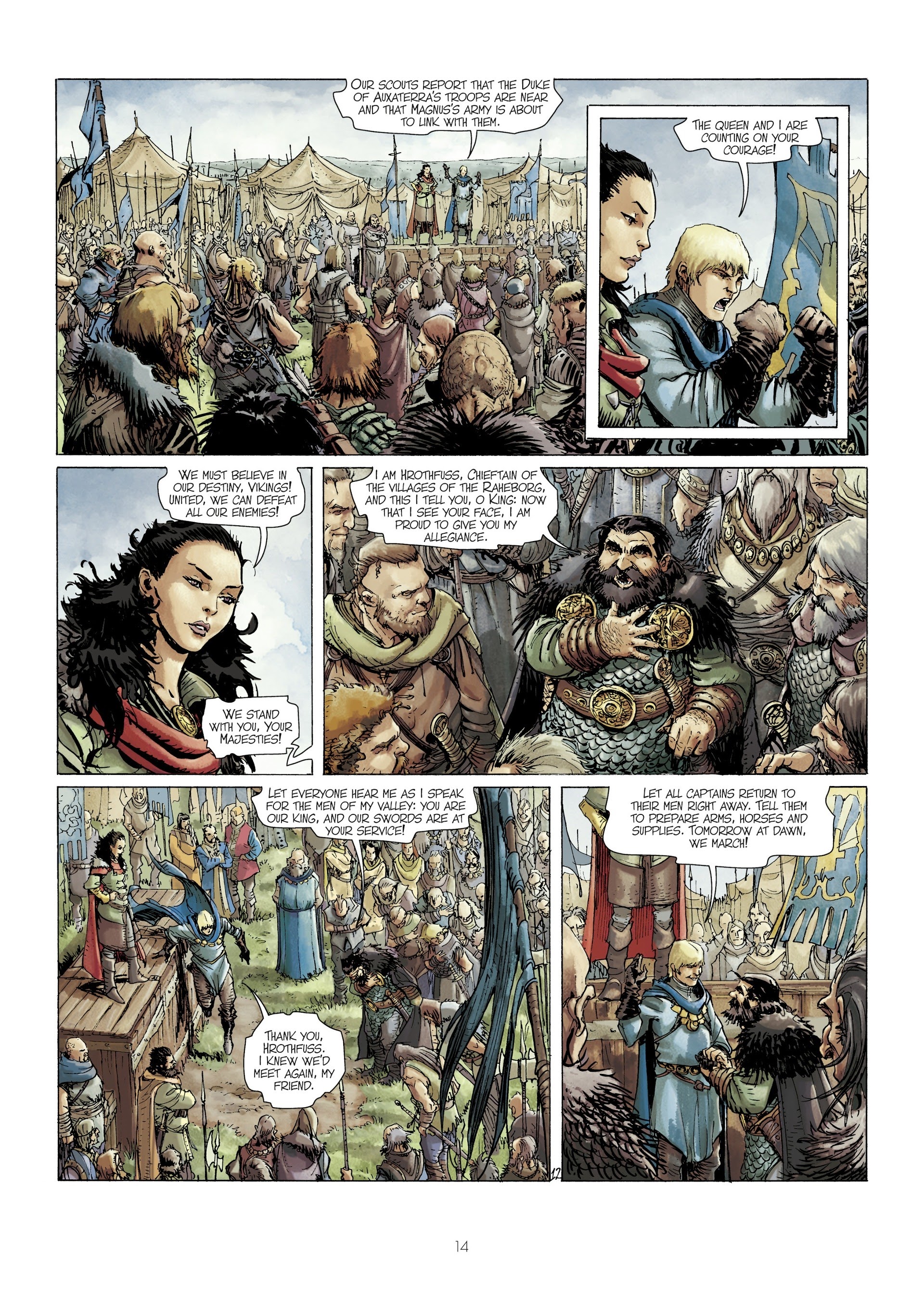 Read online Kriss of Valnor: Red as the Raheborg comic -  Issue # Full - 16