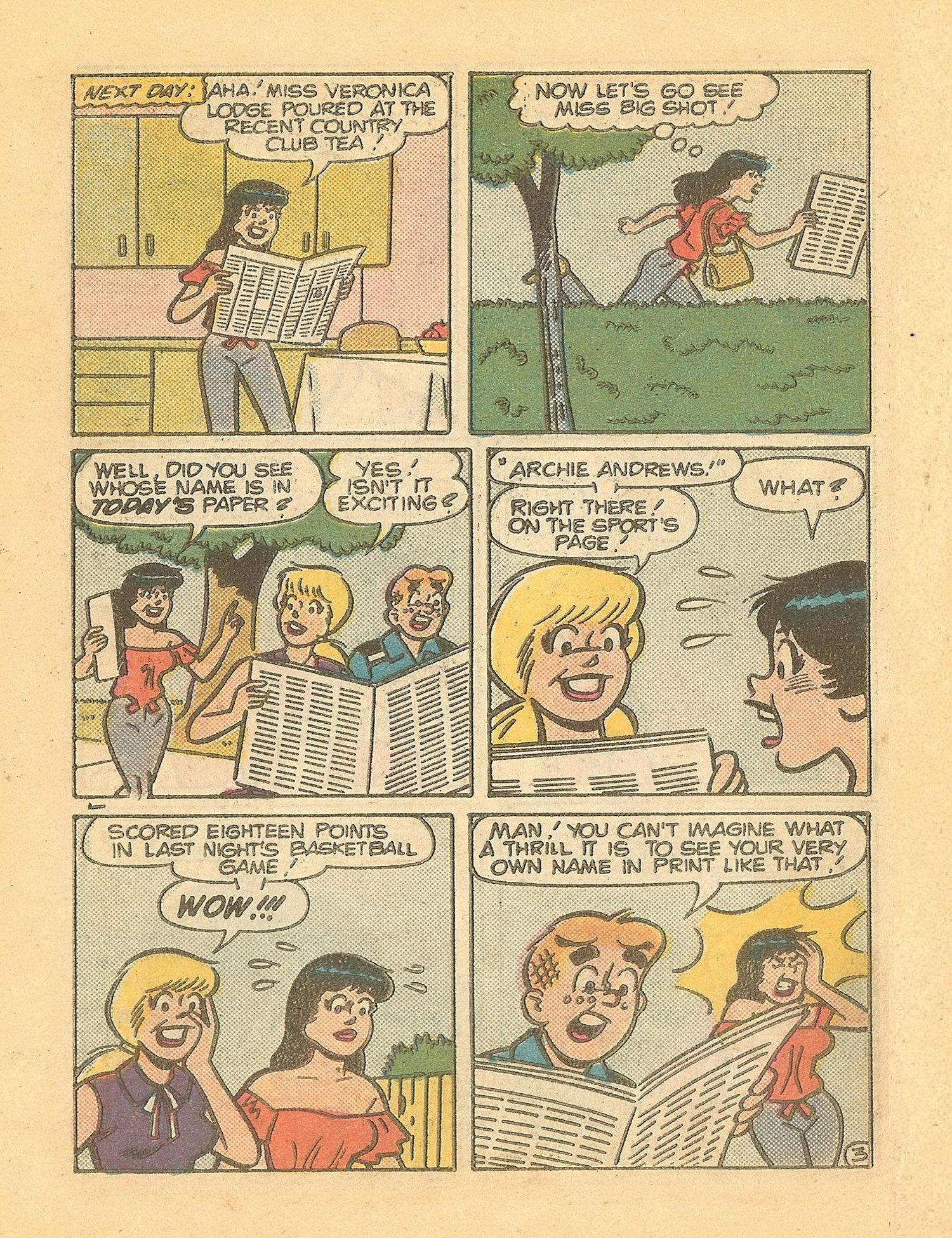 Read online Betty and Veronica Digest Magazine comic -  Issue #27 - 93