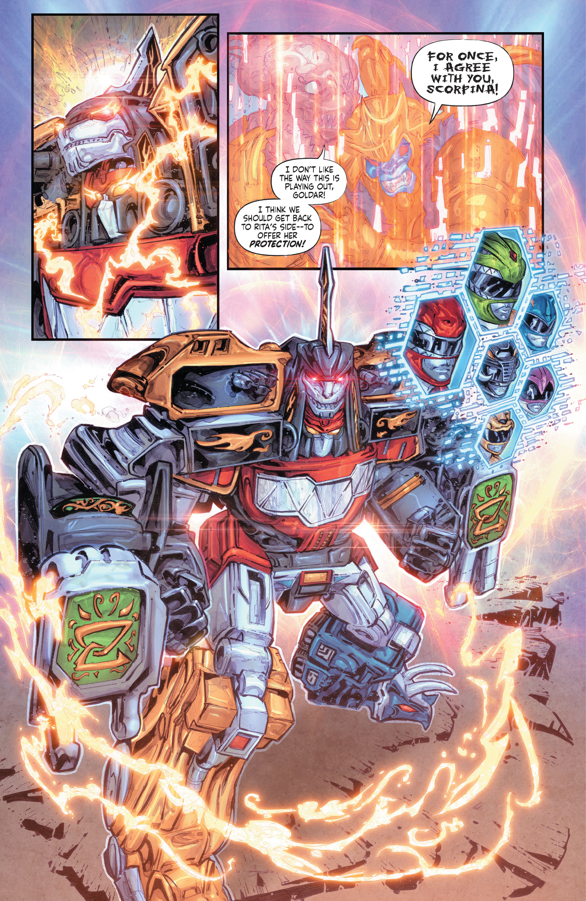 Read online Godzilla vs. The Mighty Morphin Power Rangers comic -  Issue #5 - 9