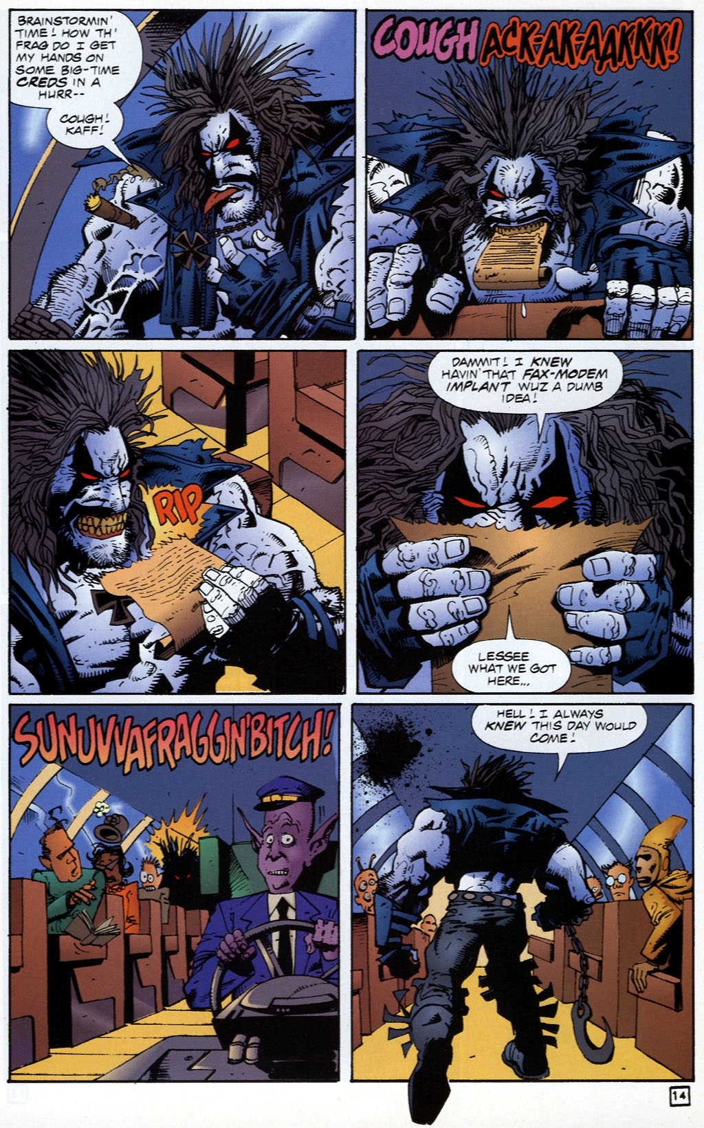 Read online Lobo: Death and Taxes comic -  Issue #1 - 15