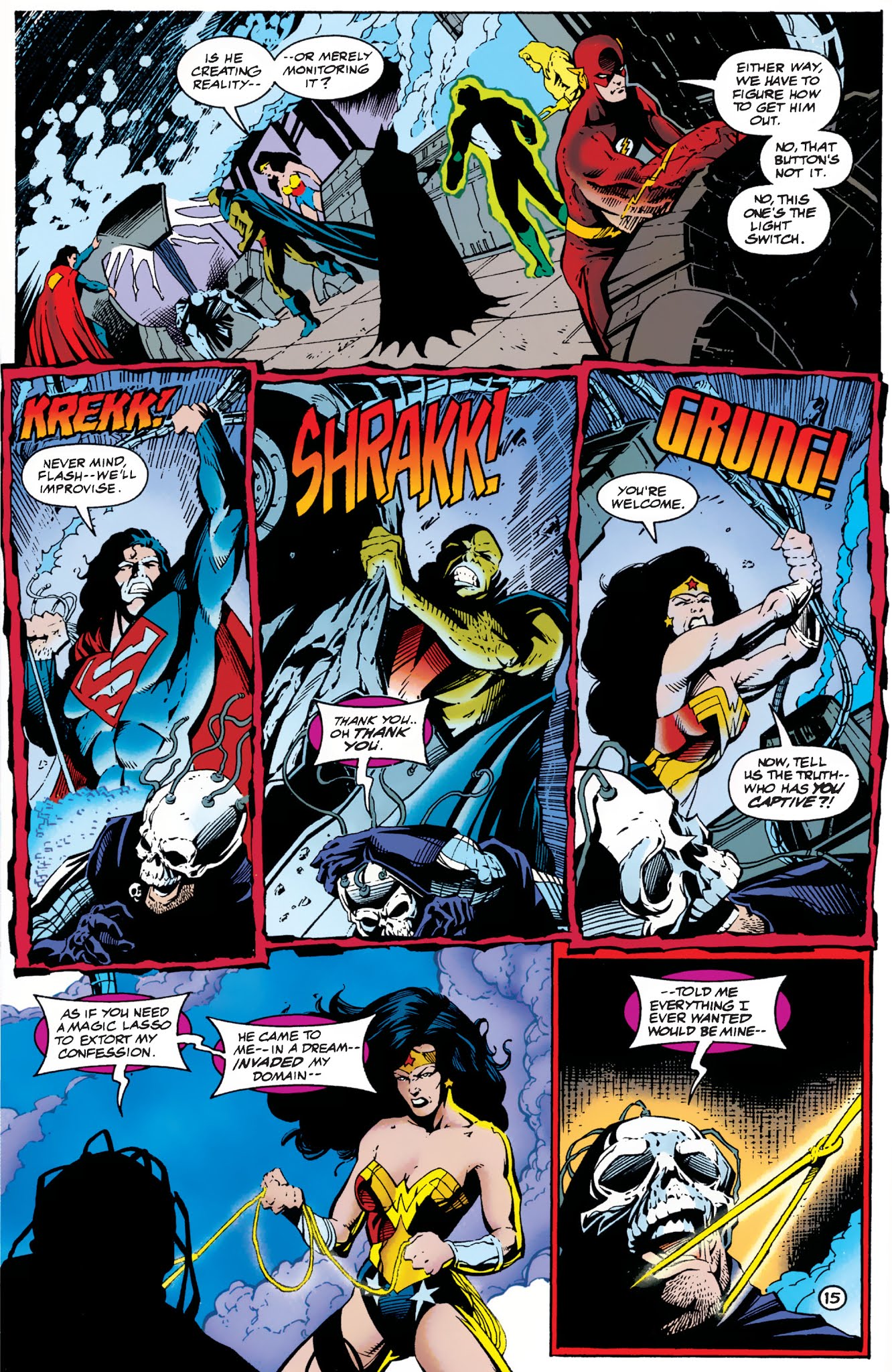 Read online JLA: A Midsummer's Nightmare: The Deluxe Edition comic -  Issue # TPB - 101