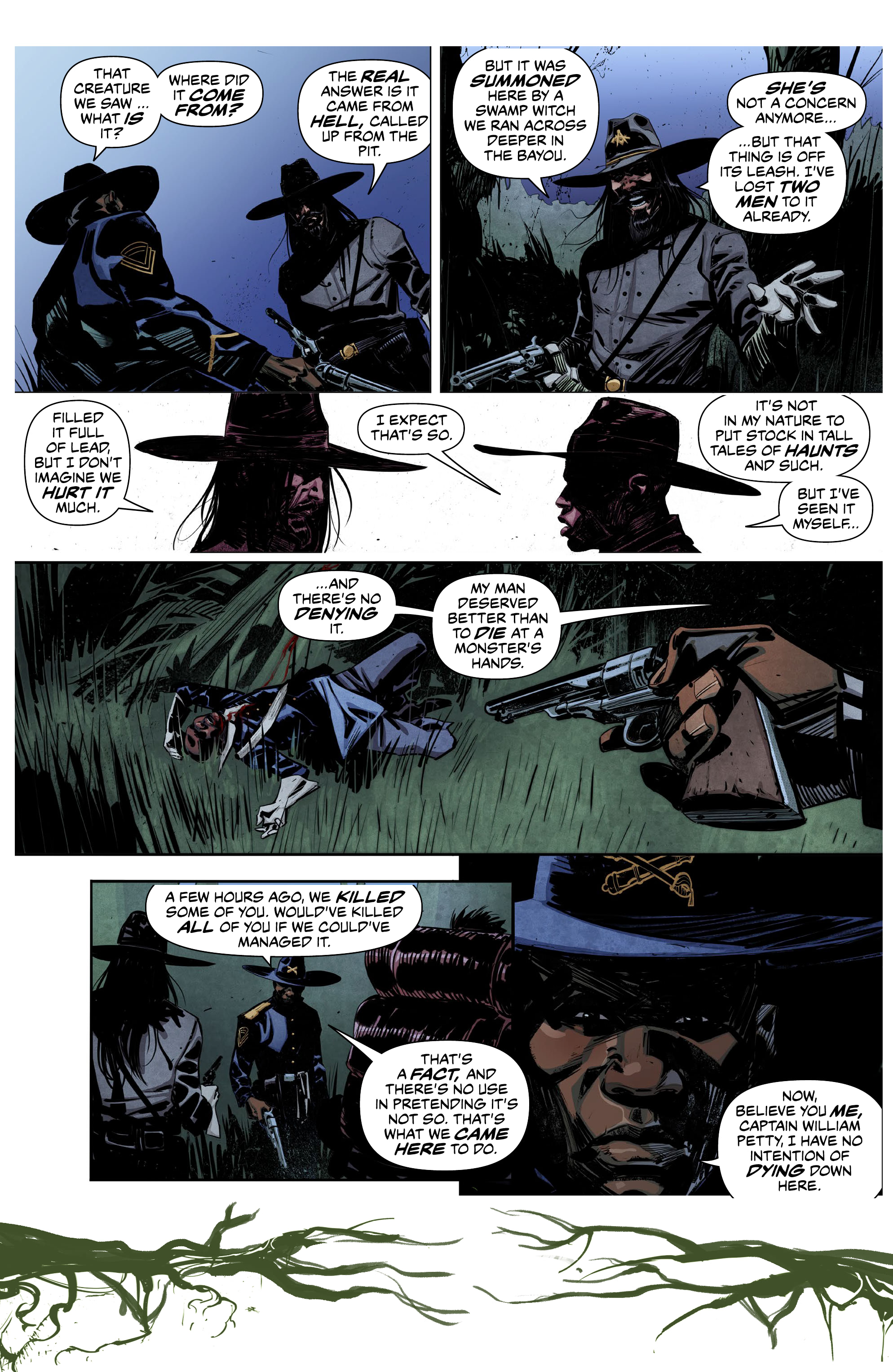 Read online Swamp God comic -  Issue #4 - 5