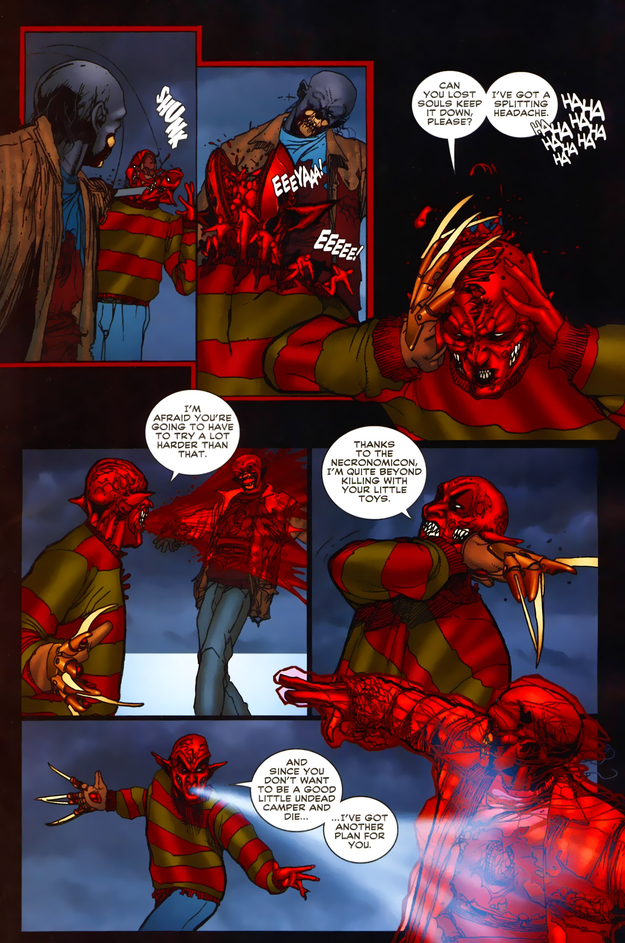 Read online Freddy Vs Jason Vs Ash comic -  Issue #6 - 8