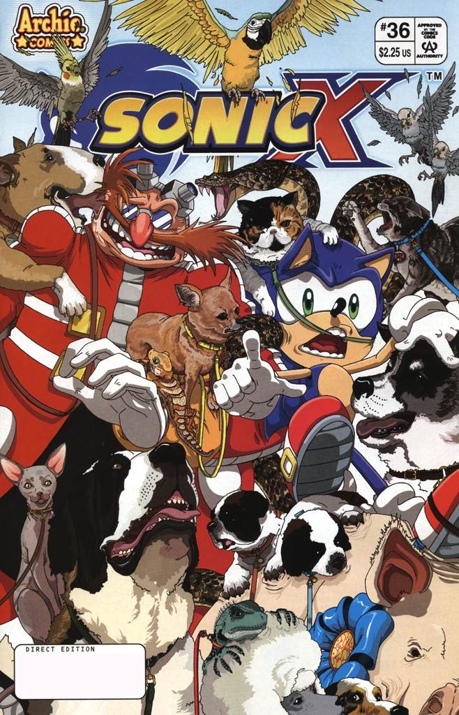 Read online Sonic X comic -  Issue #36 - 1